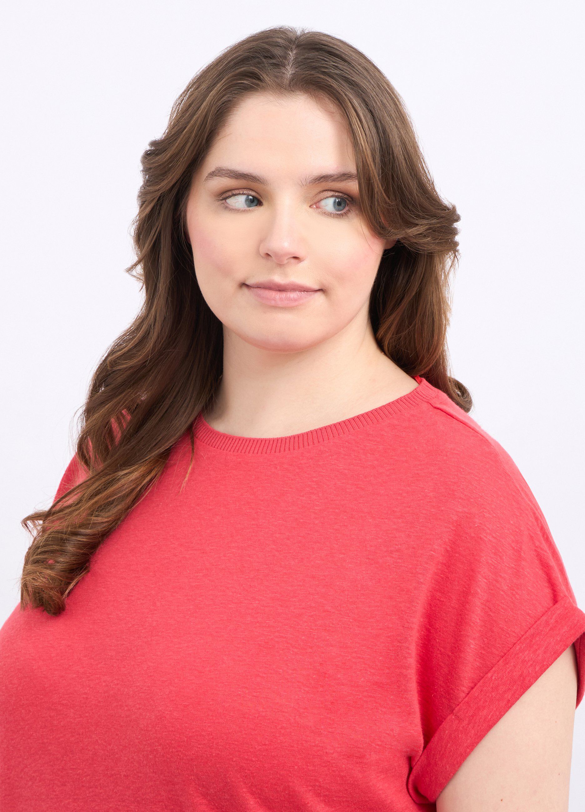 T-shirt in misto lino donna curvy_2