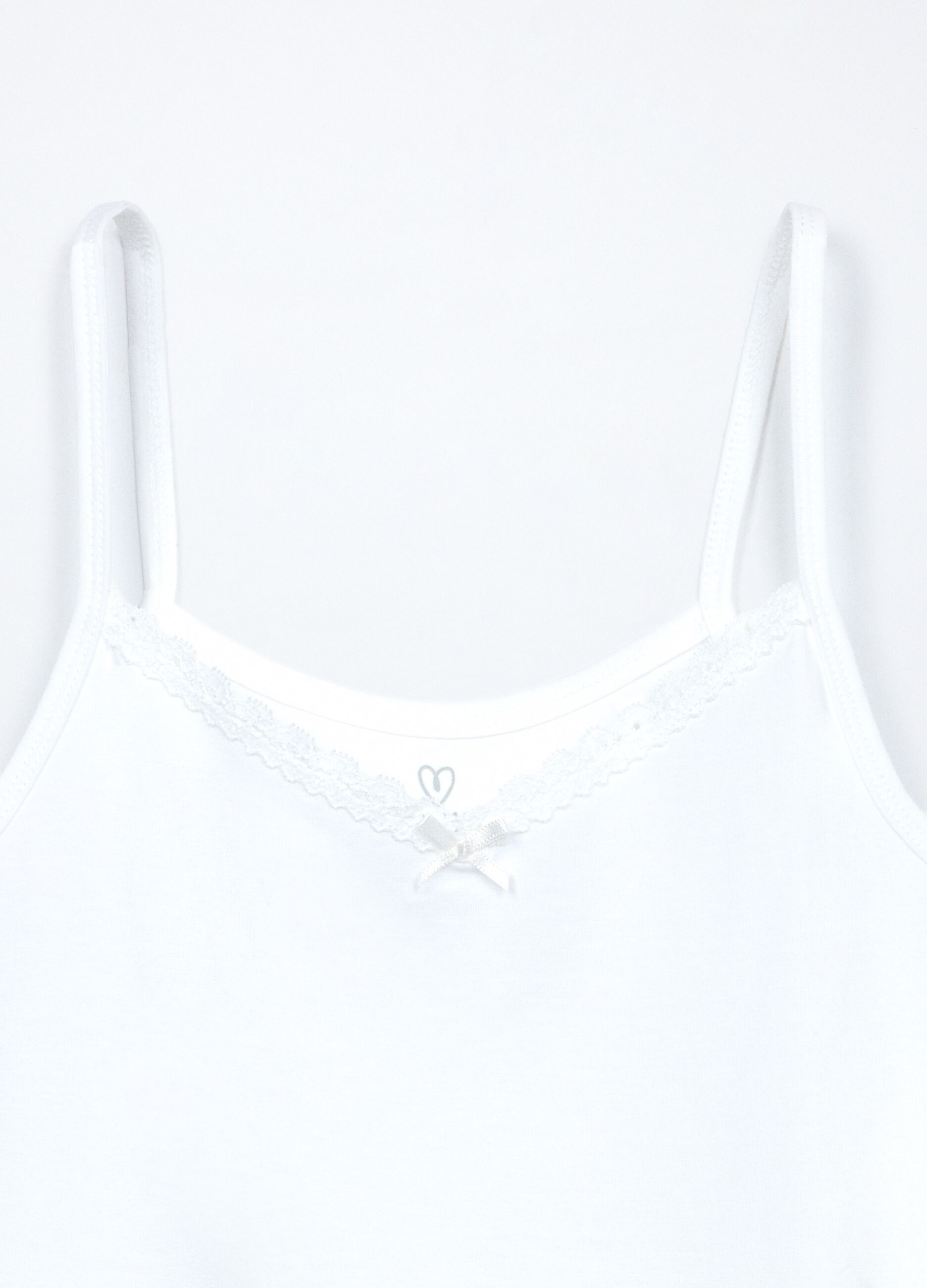Pack 2 canotte in jersey di cotone stretch ragazza_3