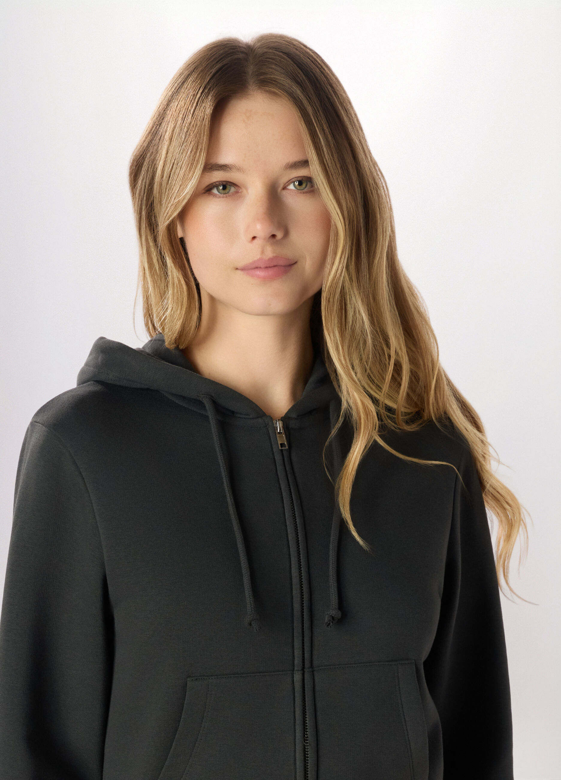 Felpa in misto cotone Holistic fitness donna_2