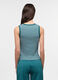 Canotta fitted in costina stretch donna_1