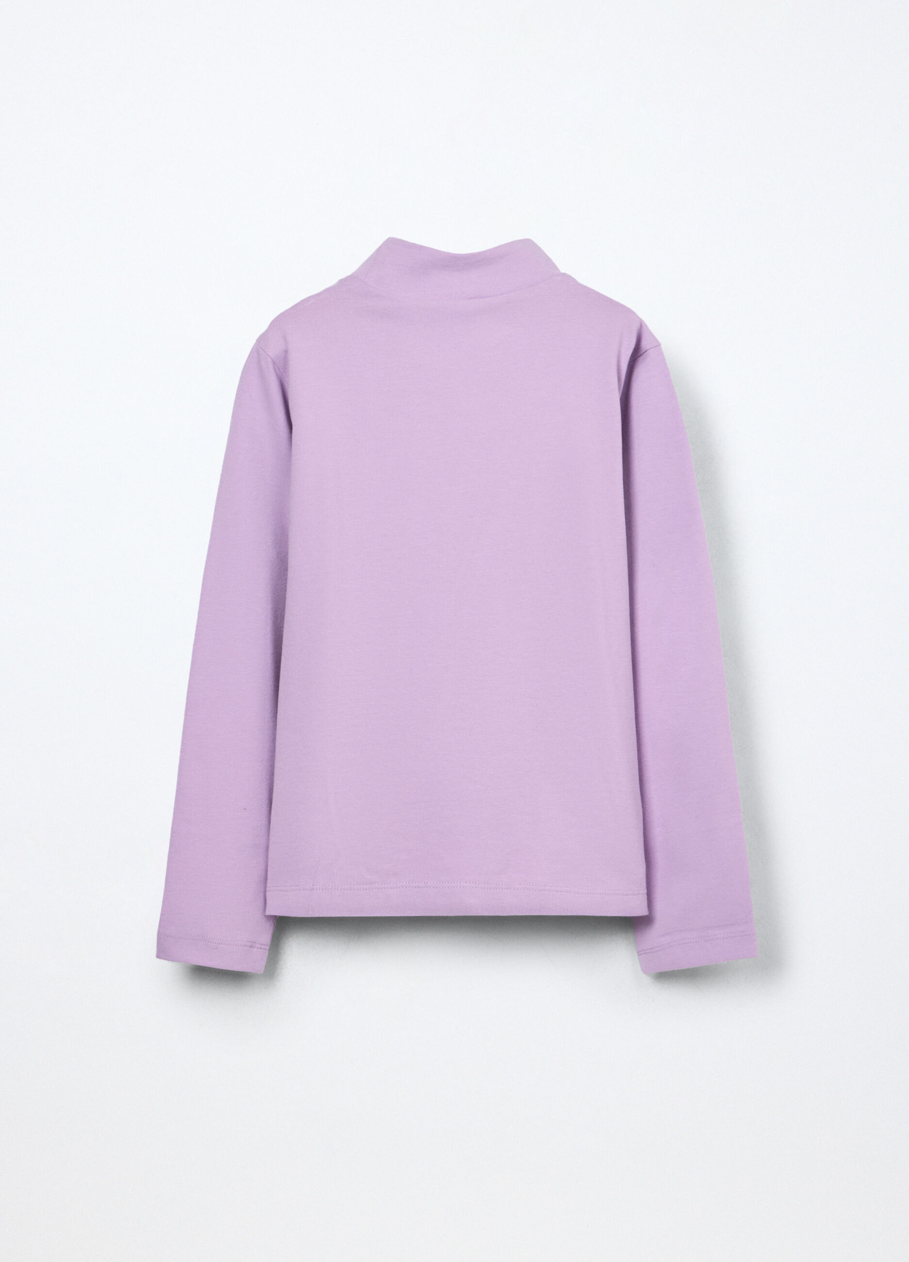 Lupetto in jersey di cotone stretch bambina_1