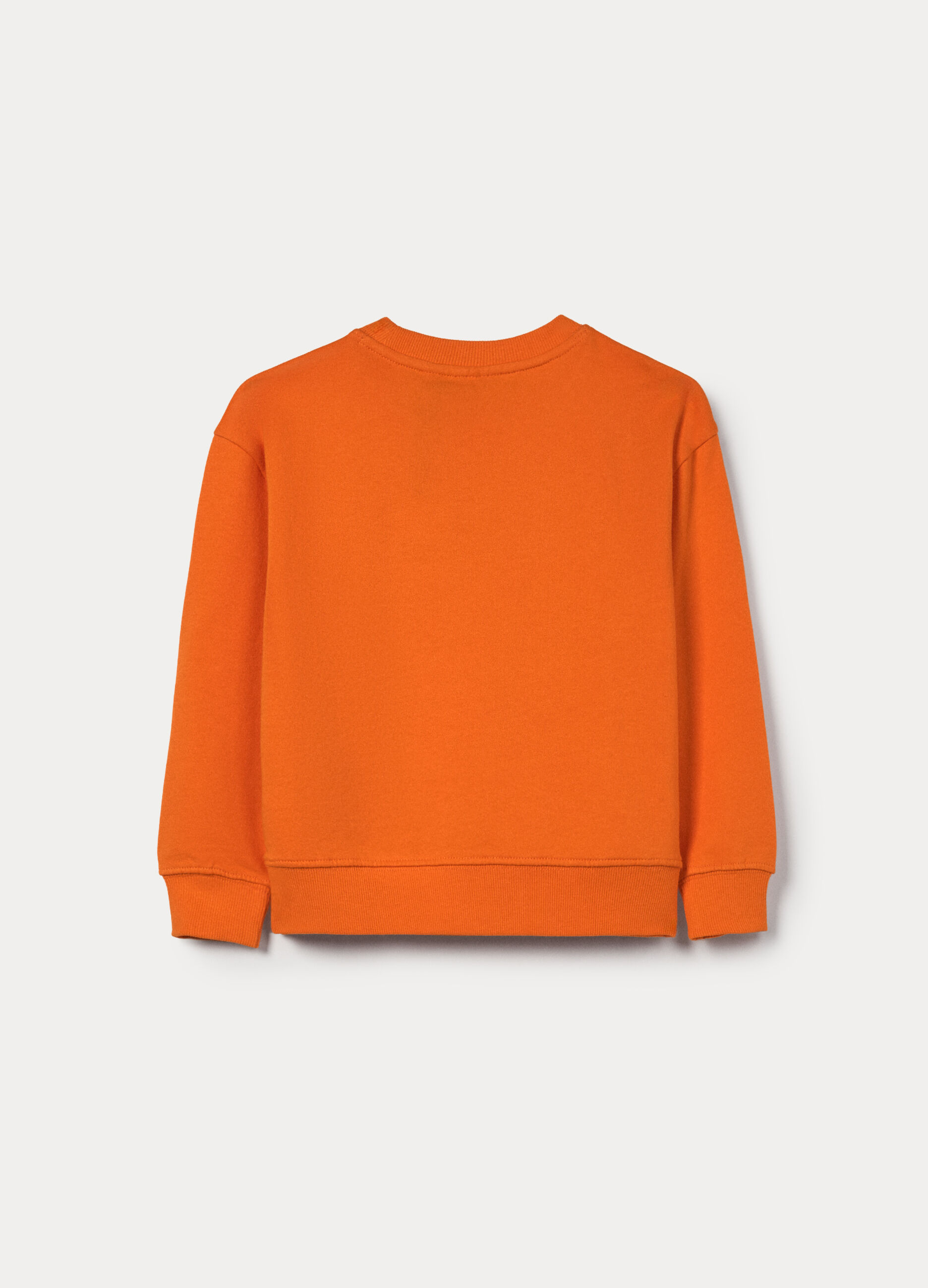 Felpa girocollo in french terry di puro cotone bambino_1