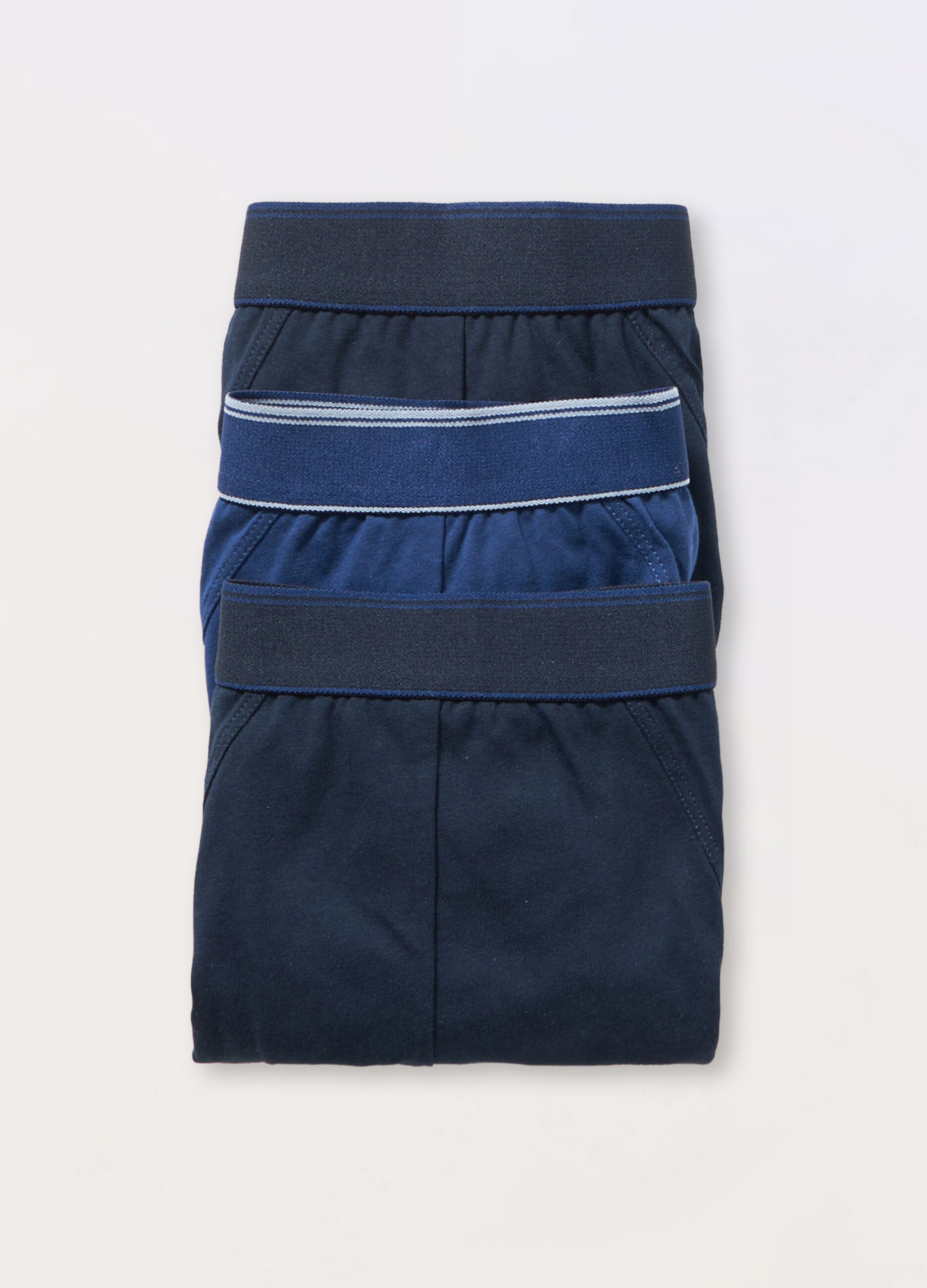 3 pack slip con elastico in jersey di cotone uomo
