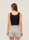 Top in costina di cotone stretch donna_1