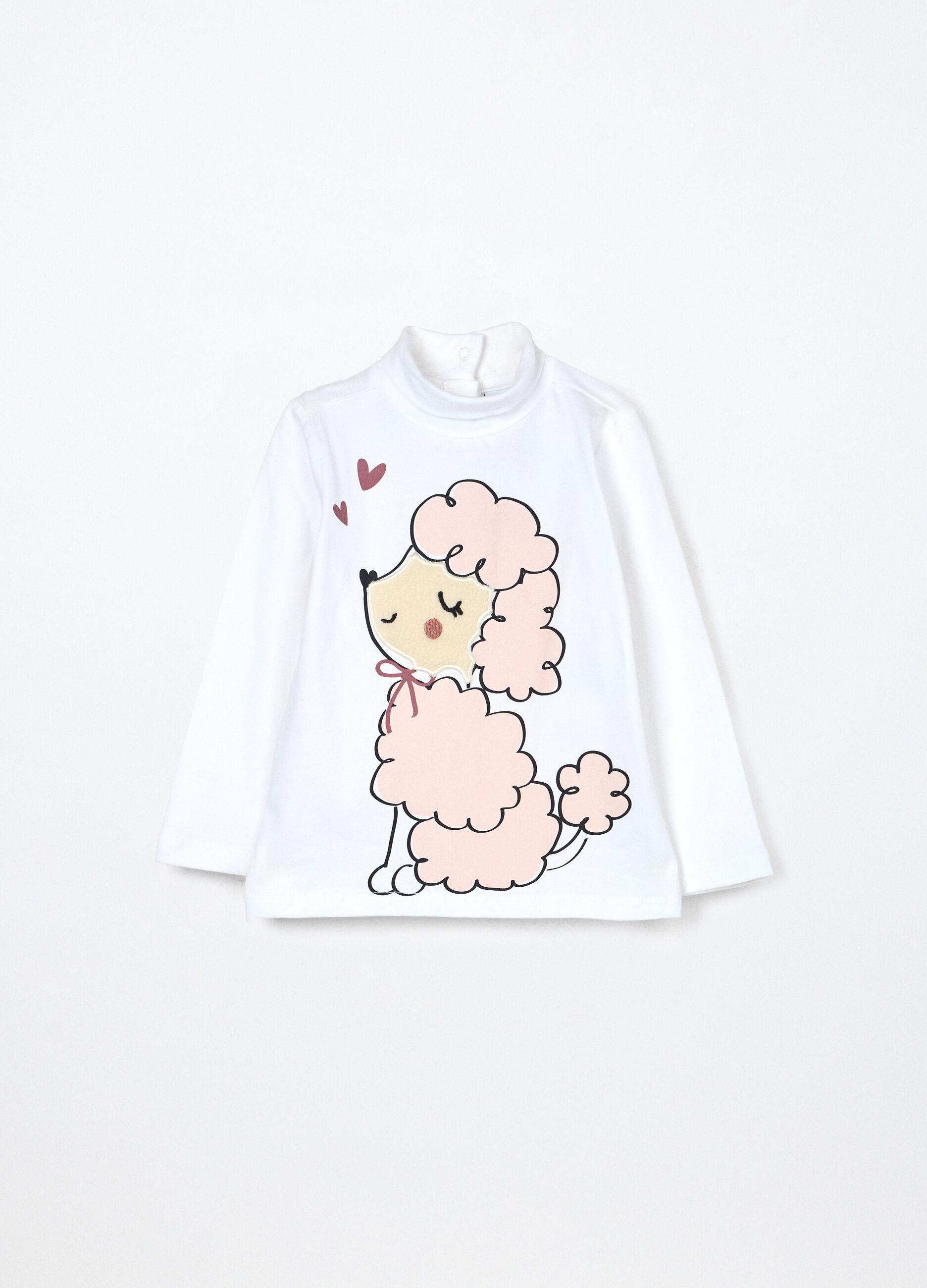 Lupetto in jersey di cotone stretch neonata_0