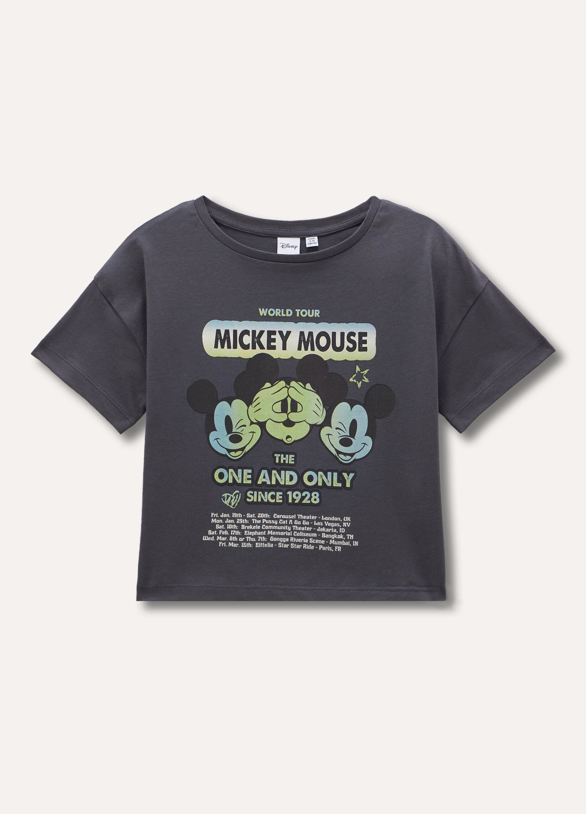 T-shirt in puro cotone Mickey Mouse ragazza_0