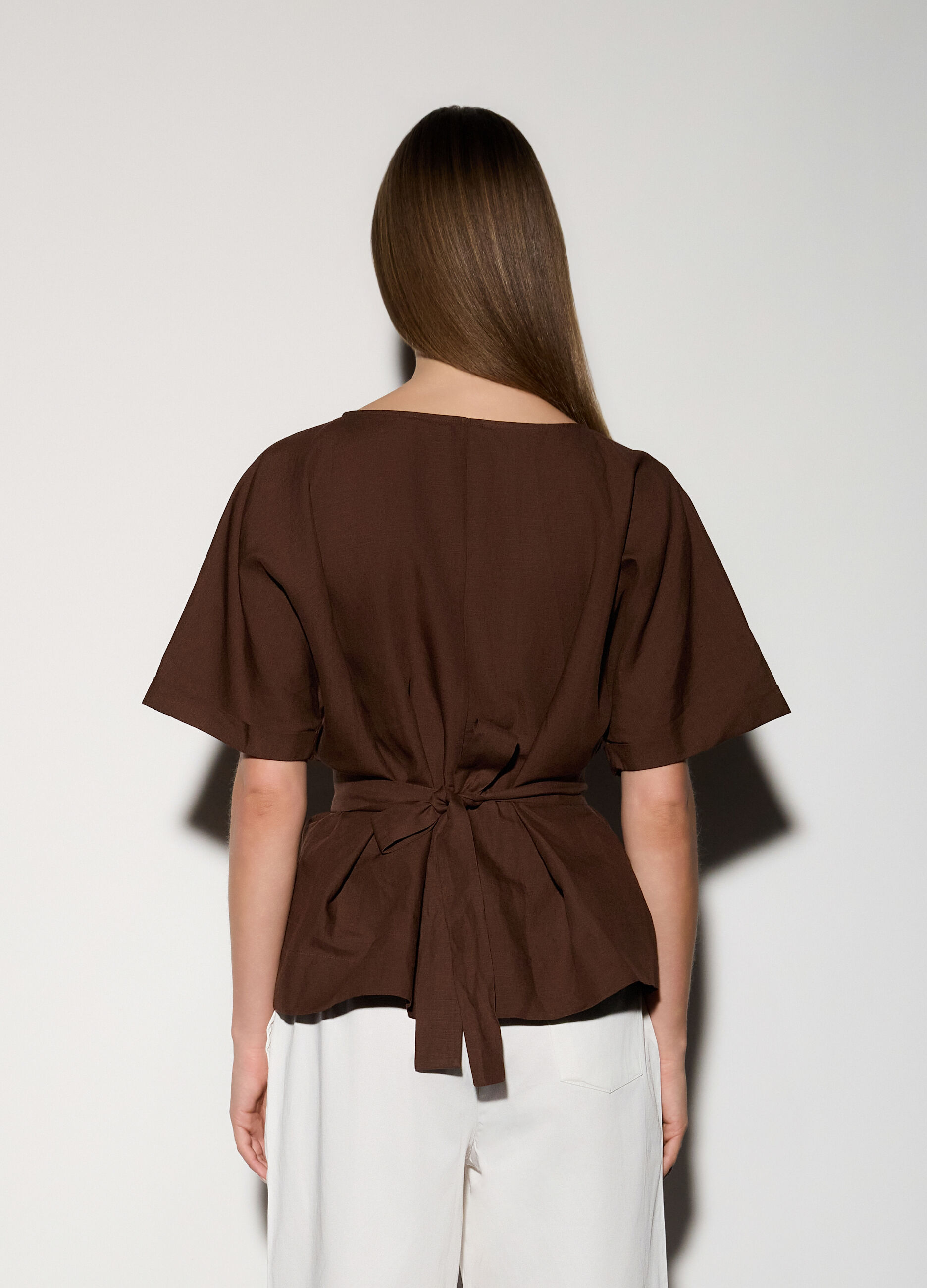 T-shirt girocollo donna_2