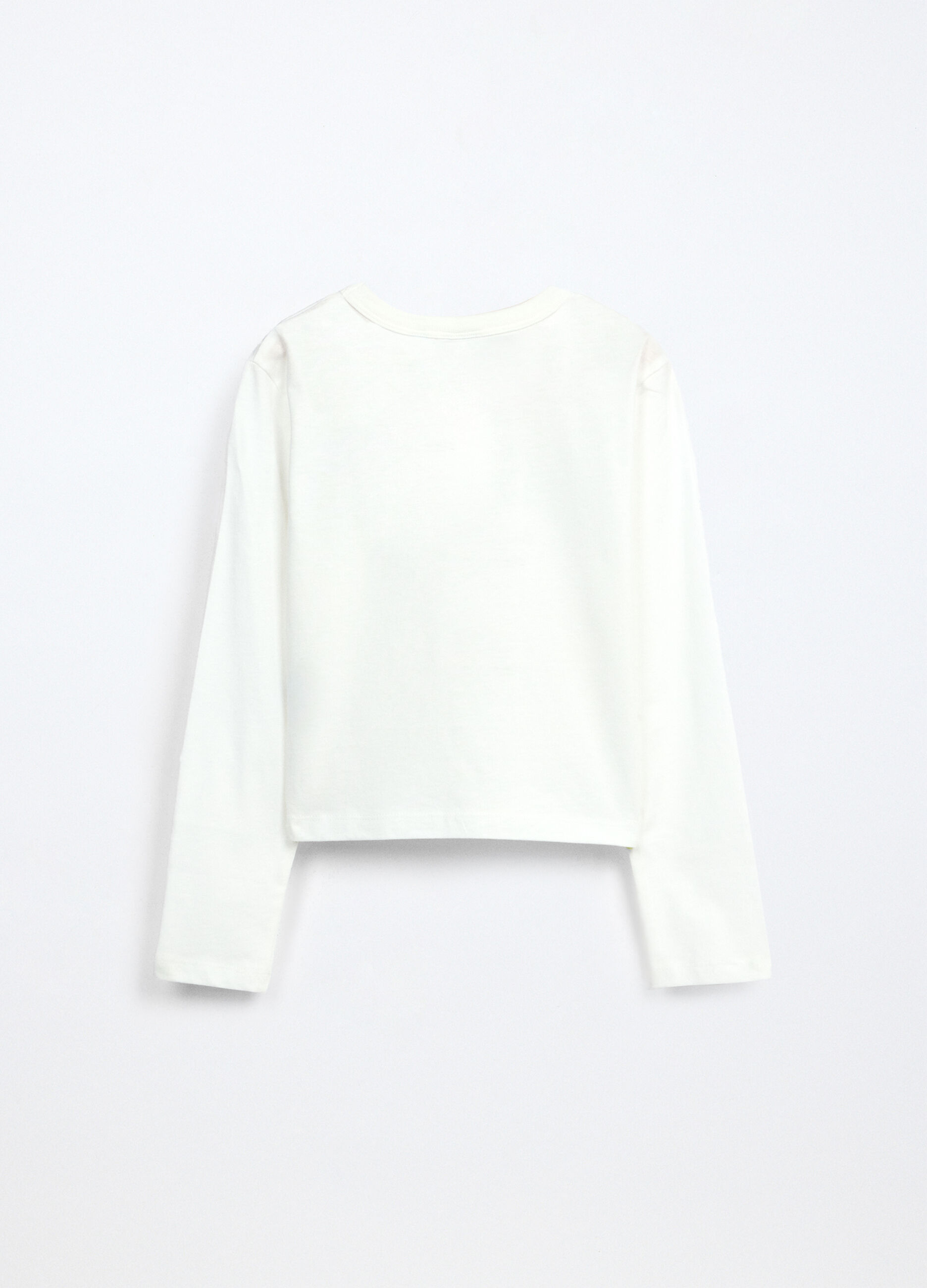 T-shirt in jersey di puro cotone ragazza_1