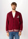 Cardigan in felpa misto cotone uomo_0