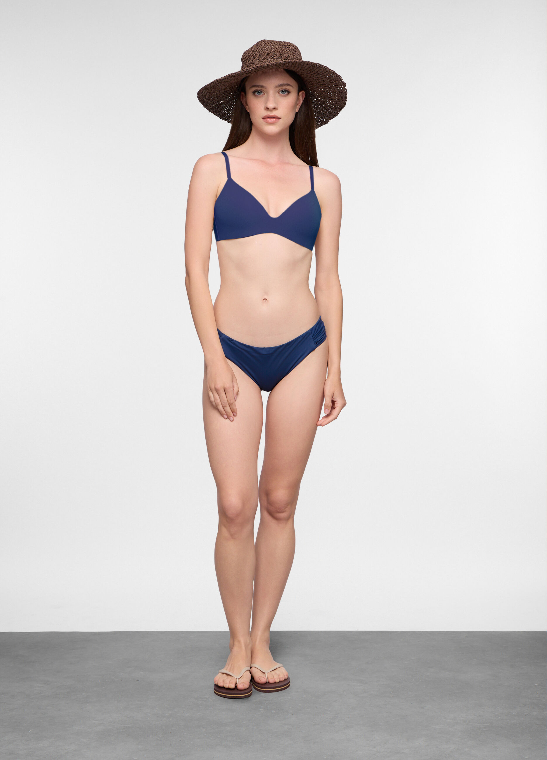 Slip bikini in microfibra stretch donna