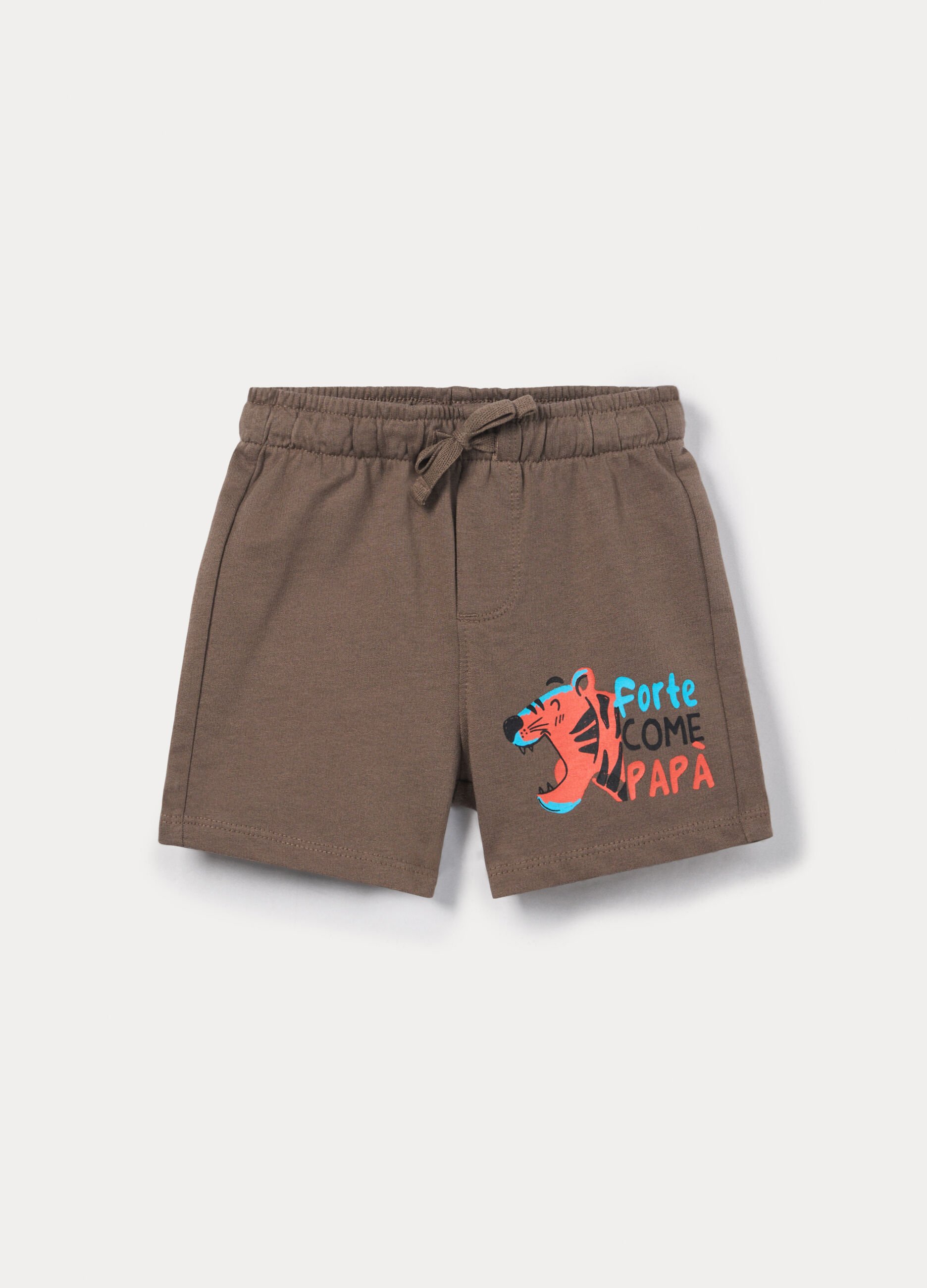 Bermuda in french terry di puro cotone bimbo_0