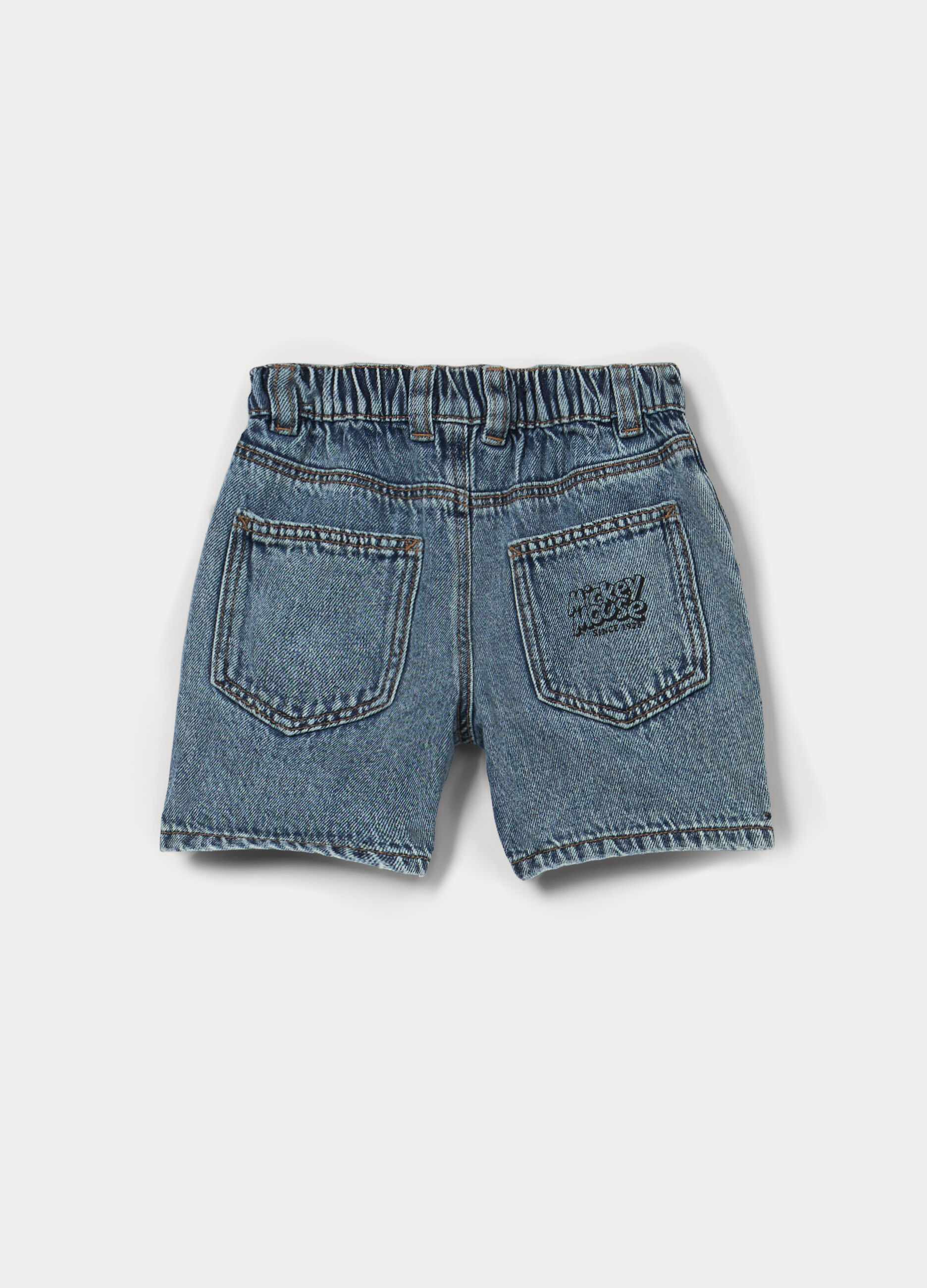 Shorts Disney in denim di cotone bimbo_1