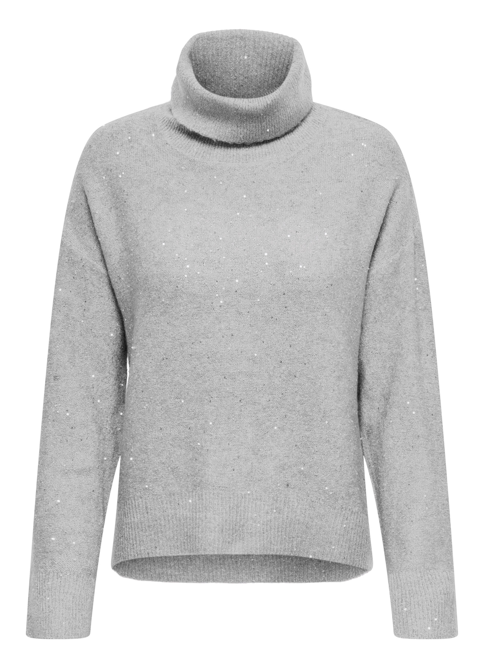 Dolcevita tricot con paillettes donna_5