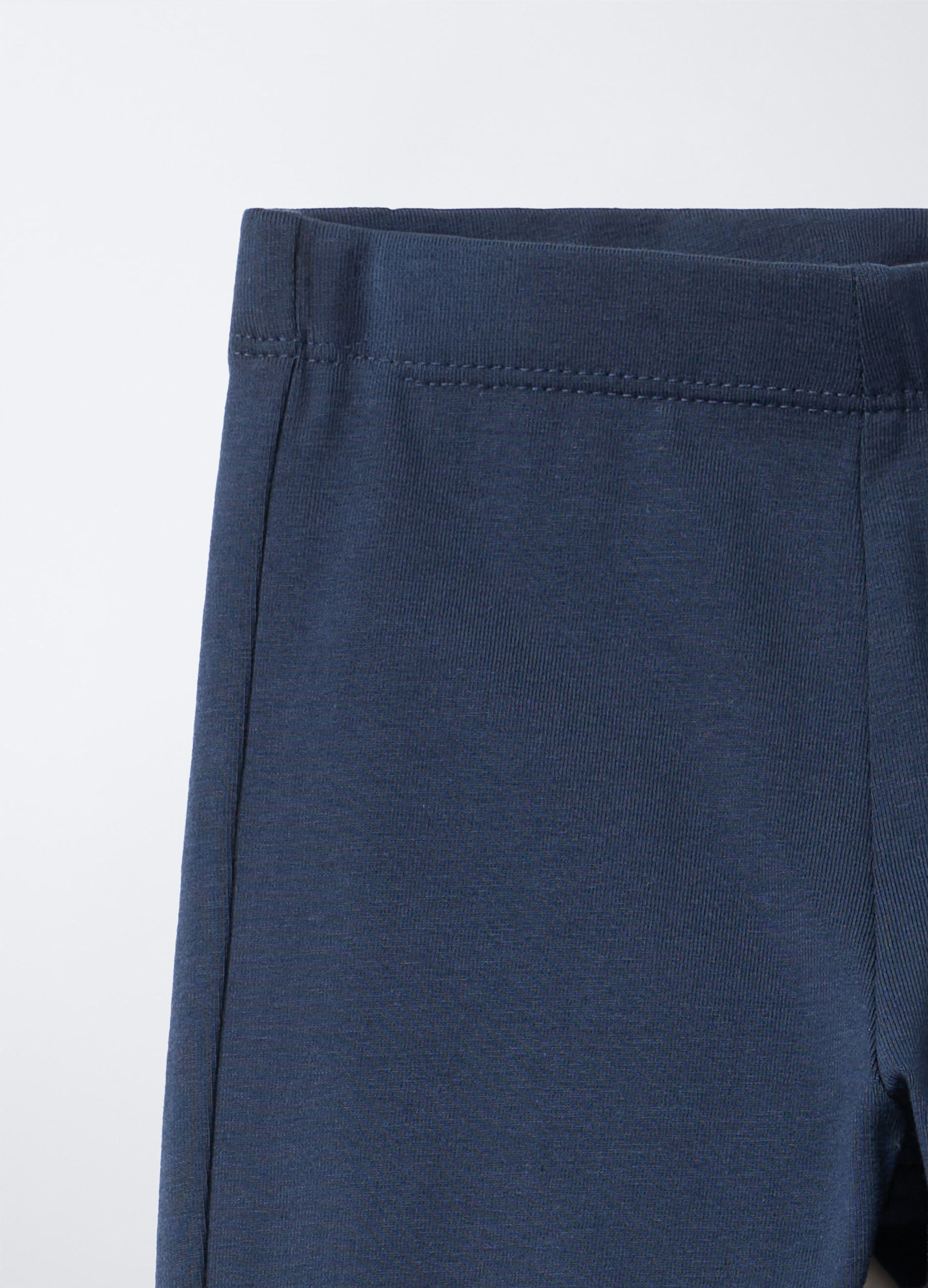 Leggings in jersey di cotone stretch Flare Fit bambina_2