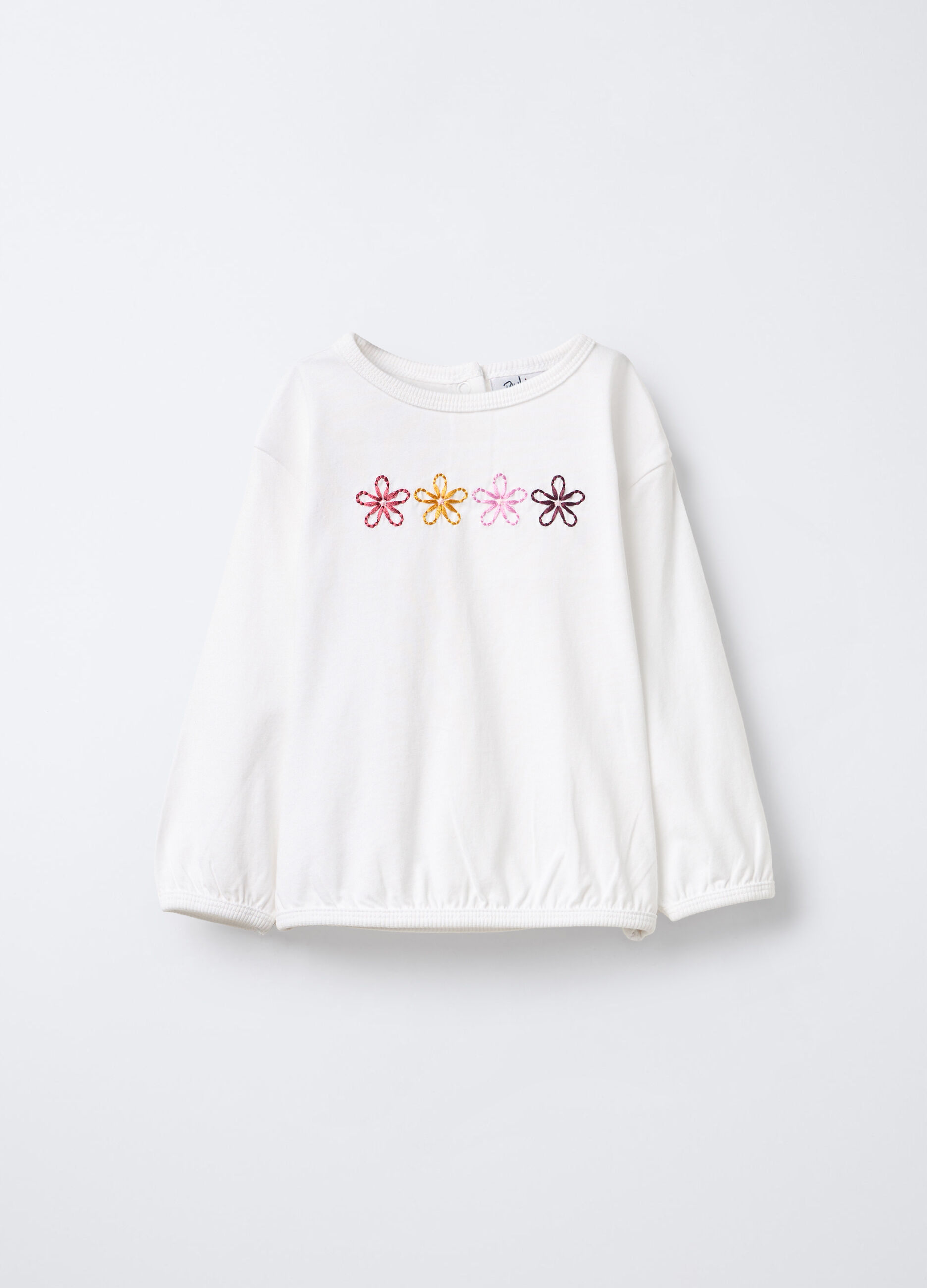 T-shirt in jersey di puro cotone bimba_0