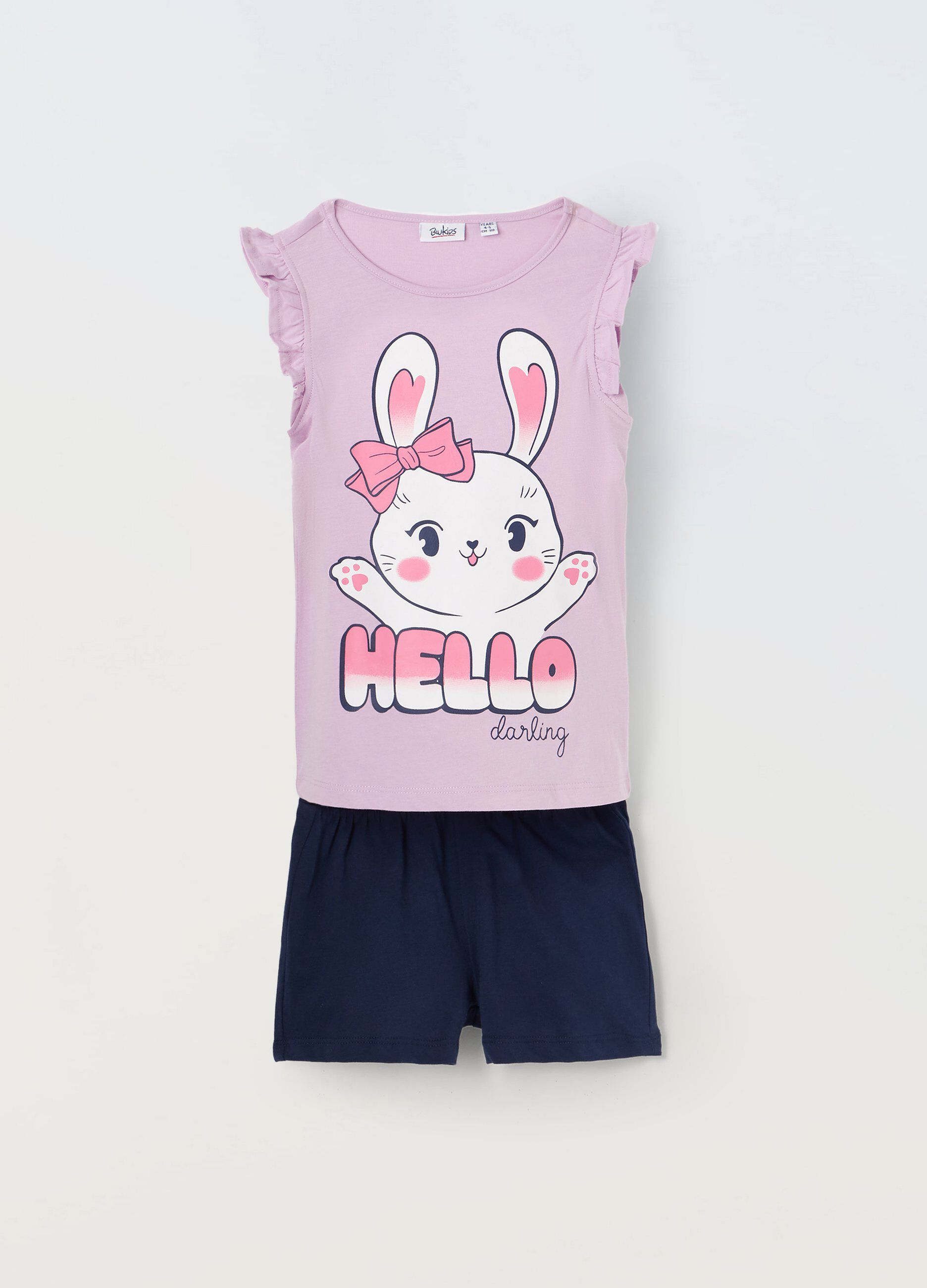 Jogging set in puro cotone bambina_0