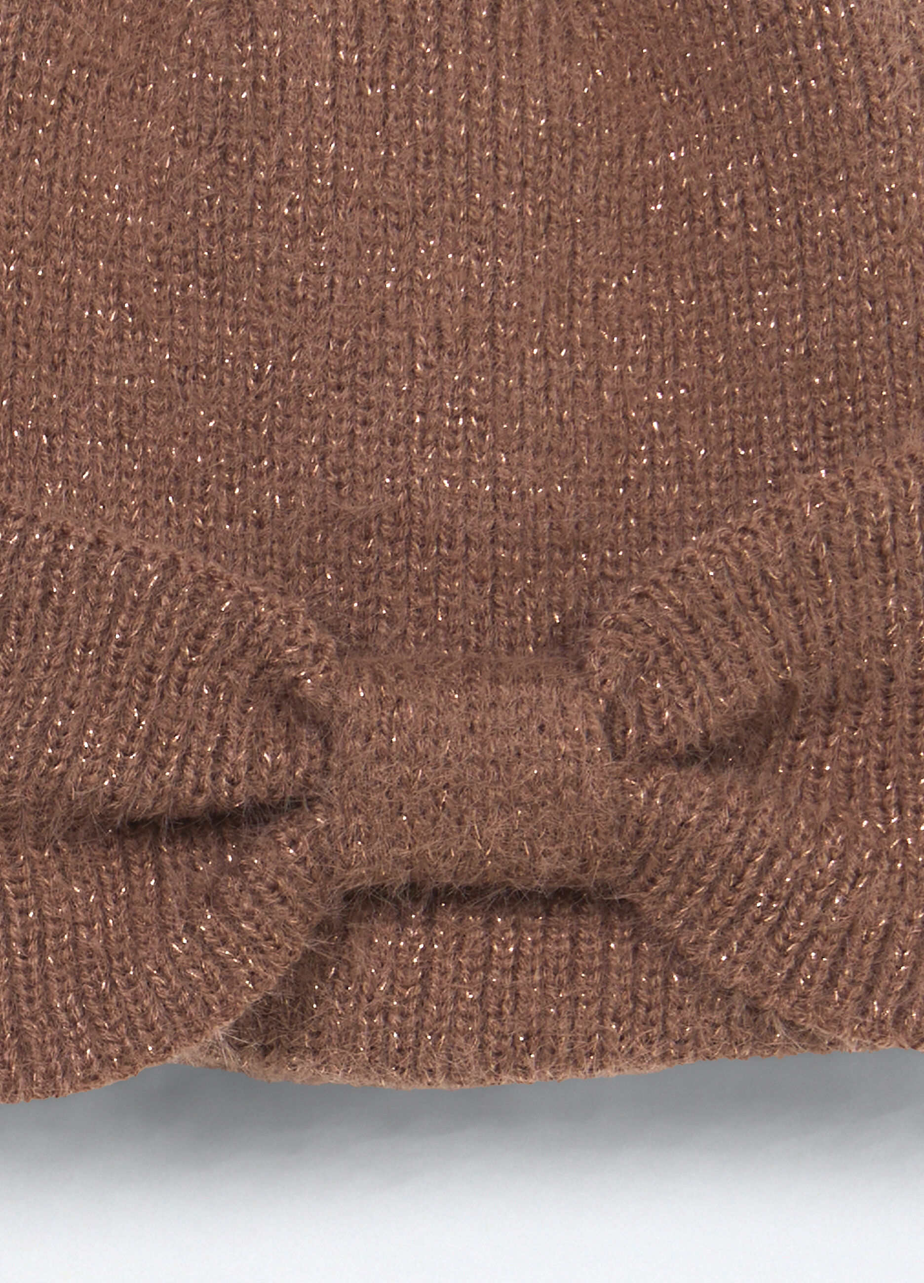 Berretto tricot con fiocco_2