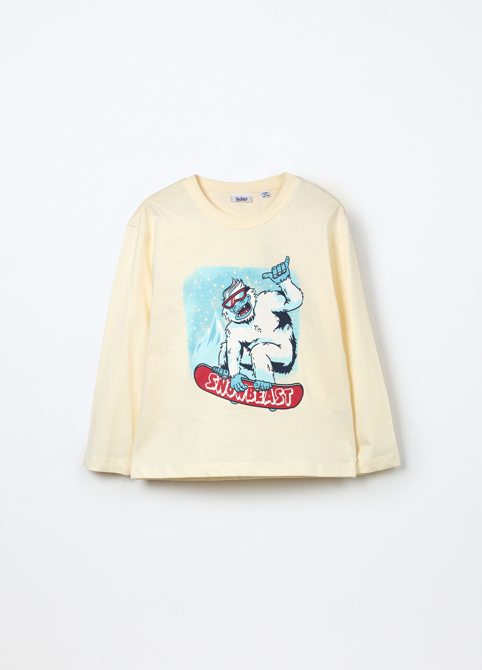 T-shirt in jersey di puro cotone bambino_0