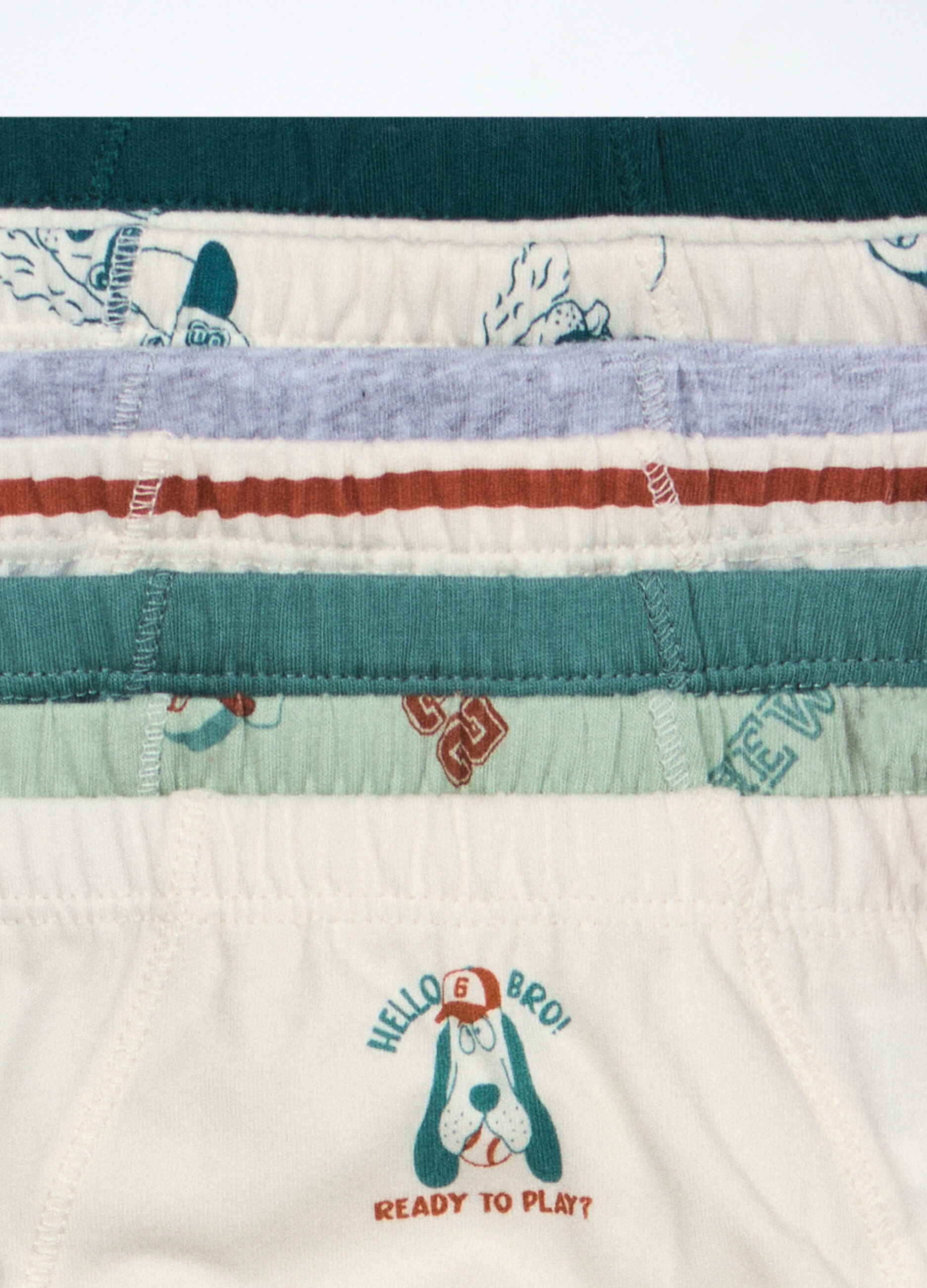 Pack 7 slip in jersey di puro cotone bambino_3