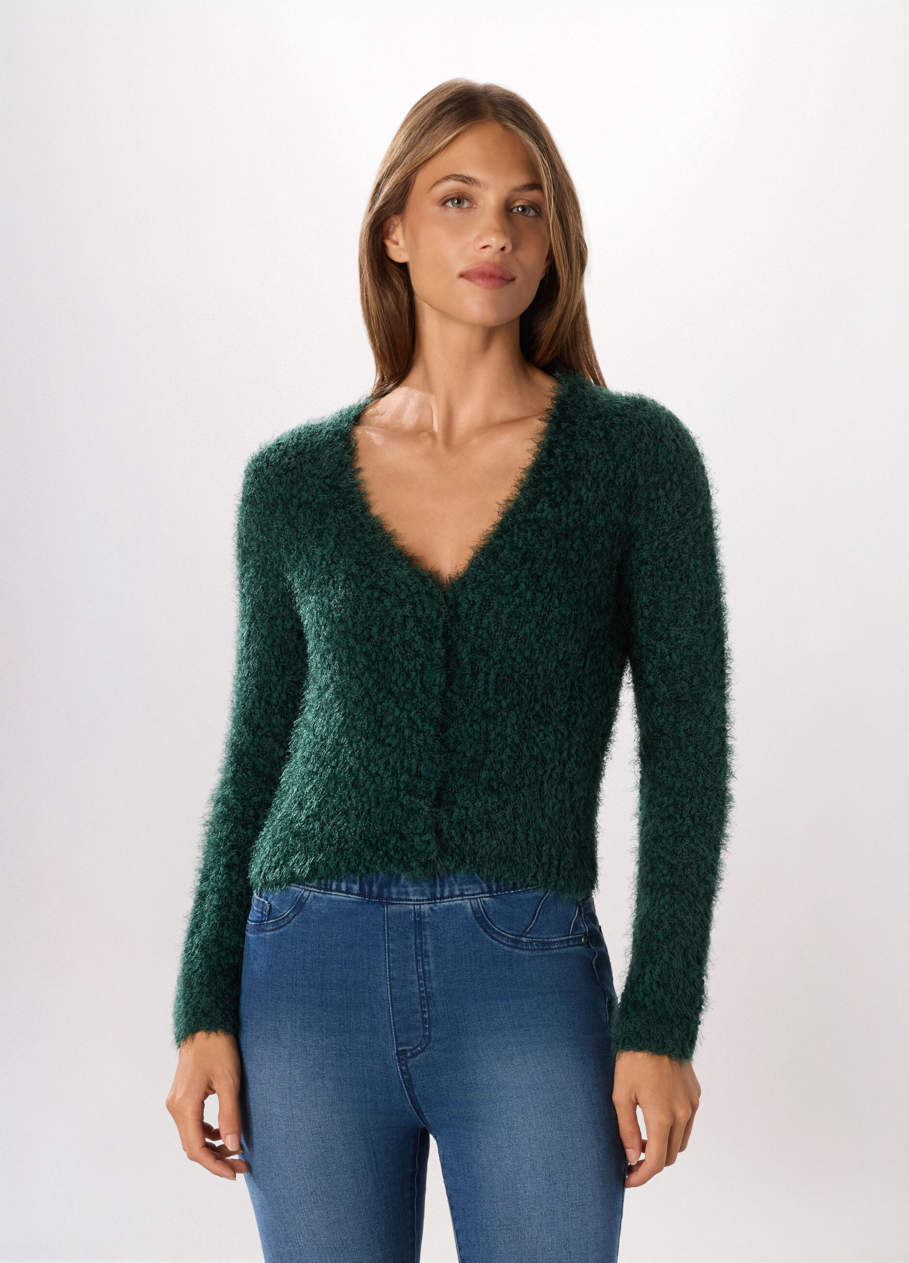 Cardigan tricot donna_0