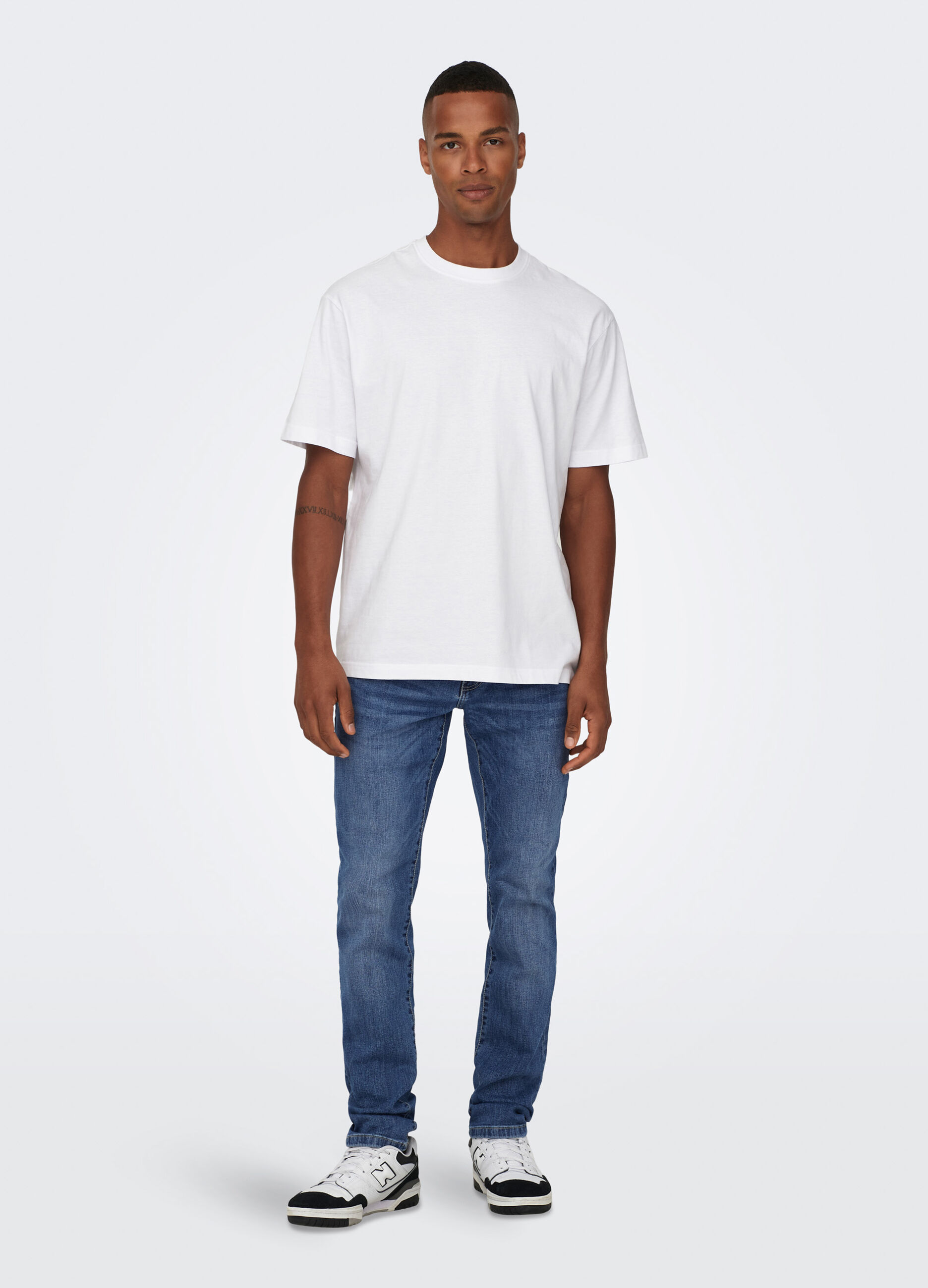 Jeans slim fit in denim uomo_2