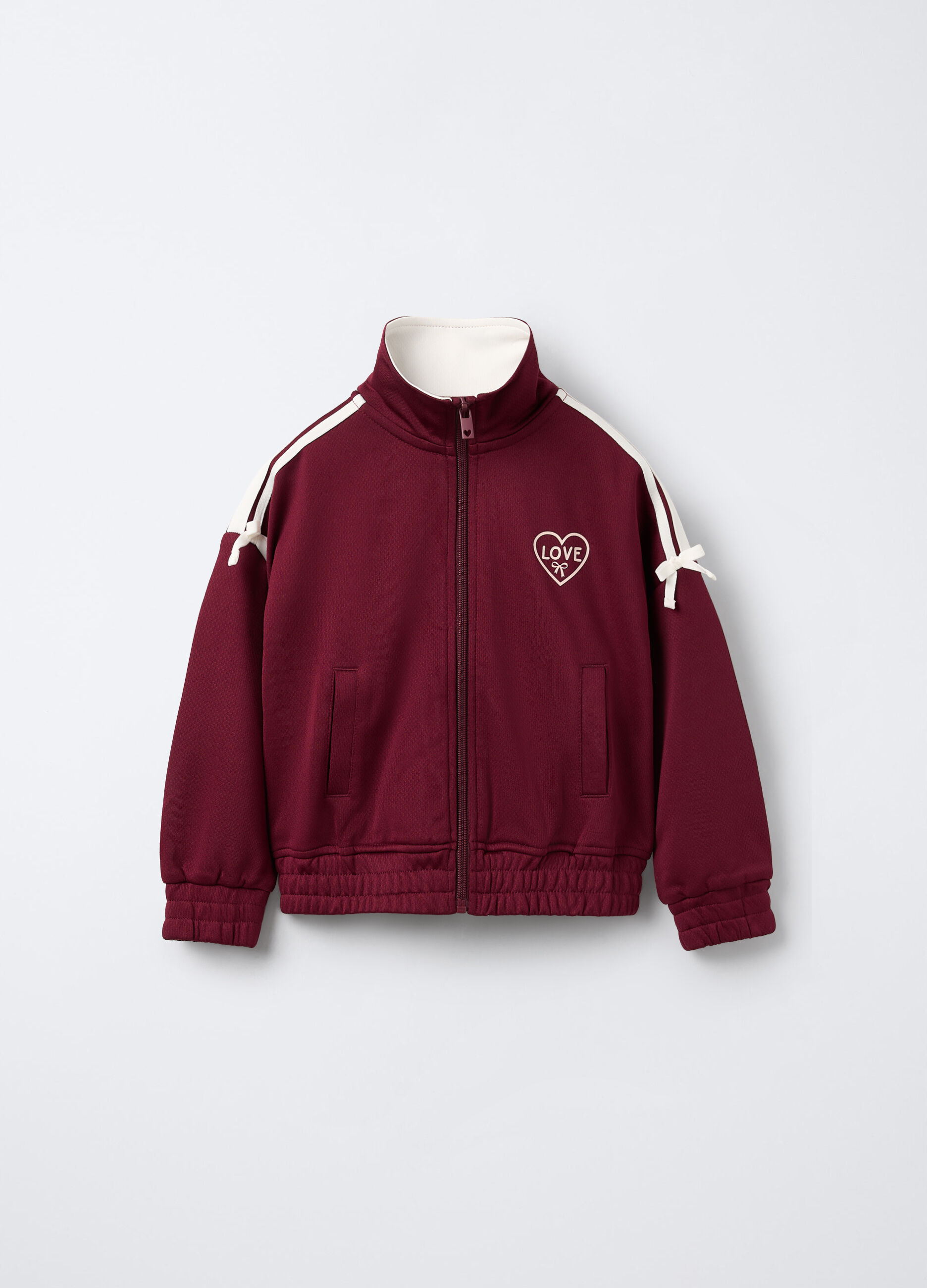 Felpa full zip bambina _0