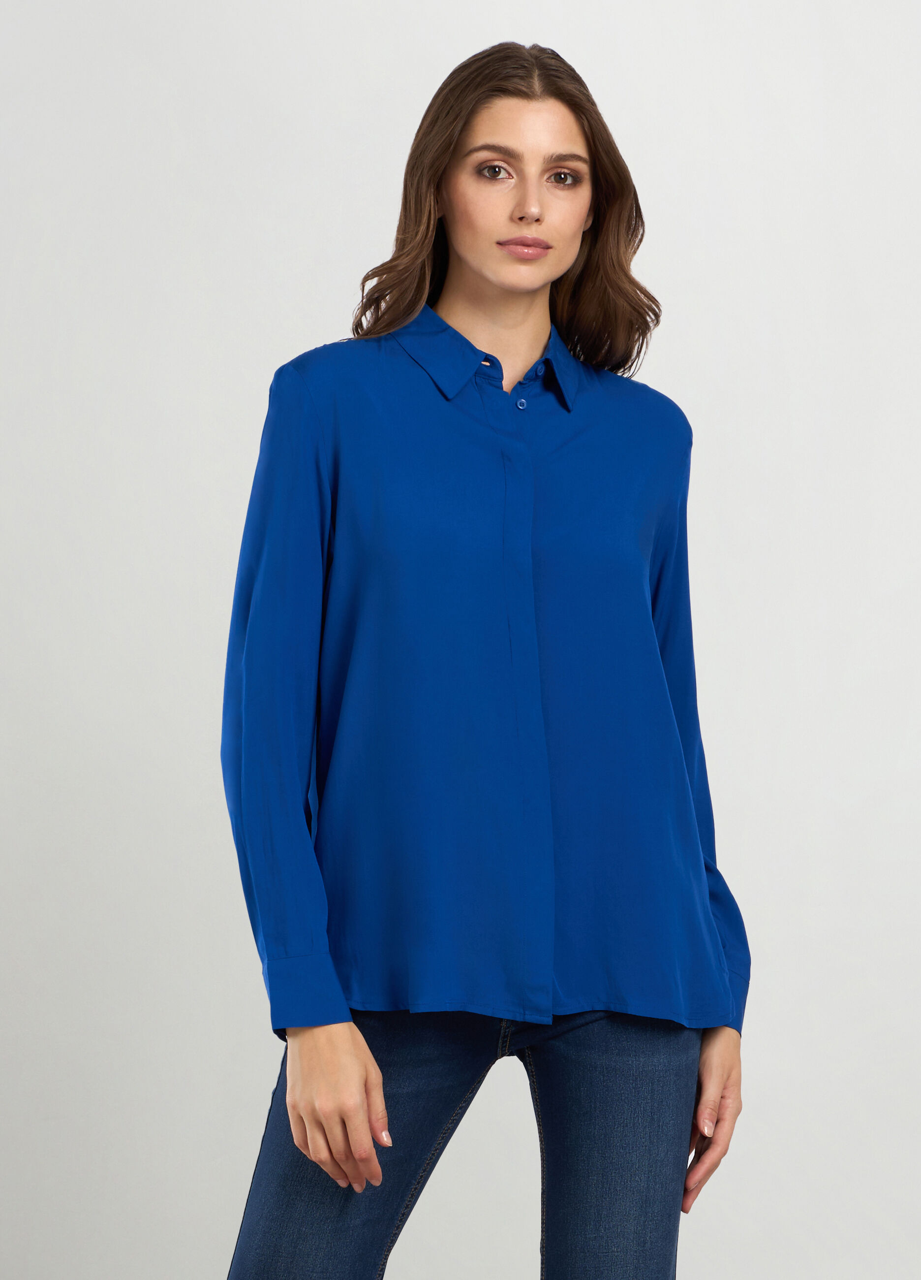 Camicia in pura viscosa donna_0