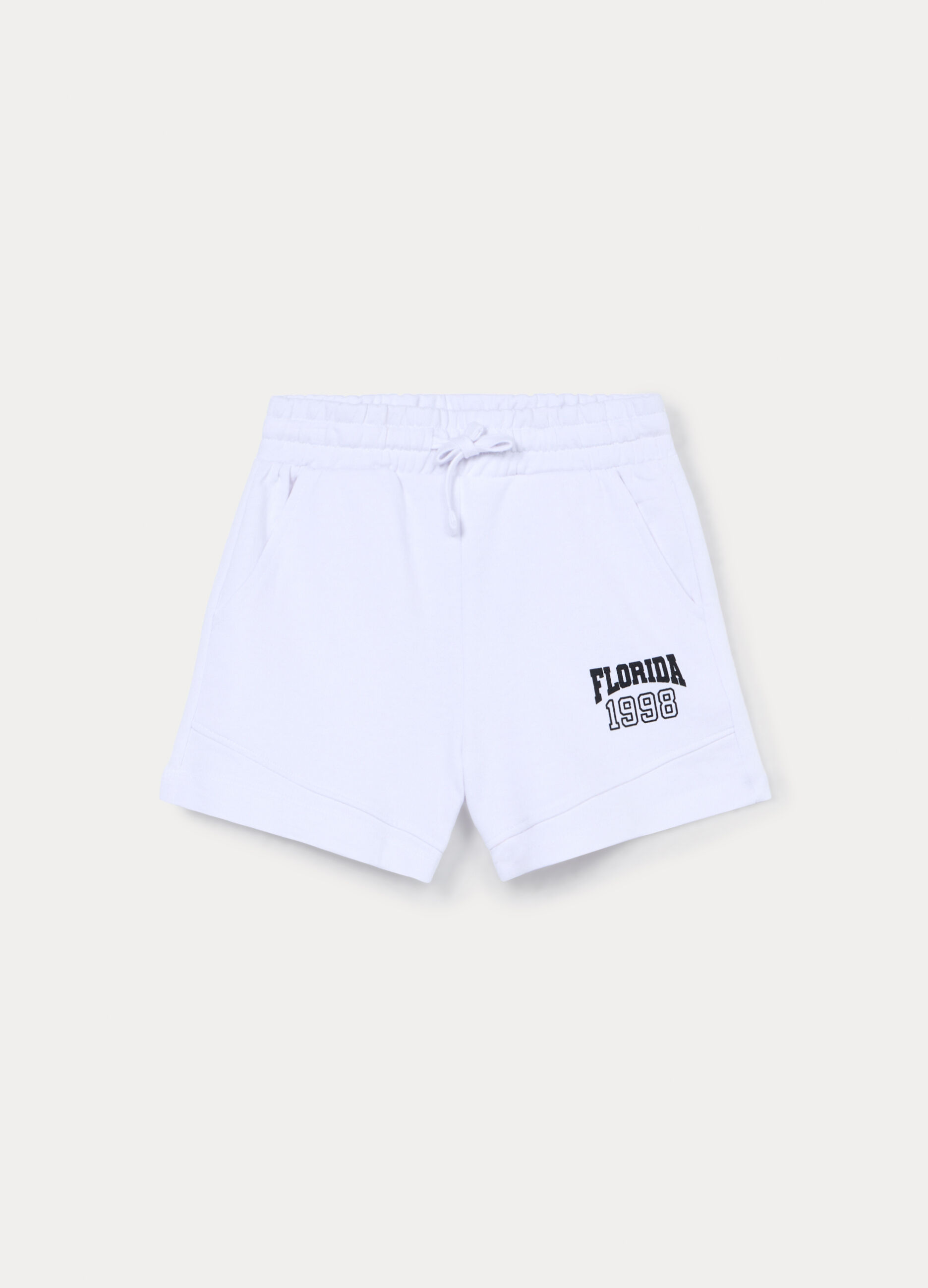 Shorts in french terry misto cotone ragazza_0
