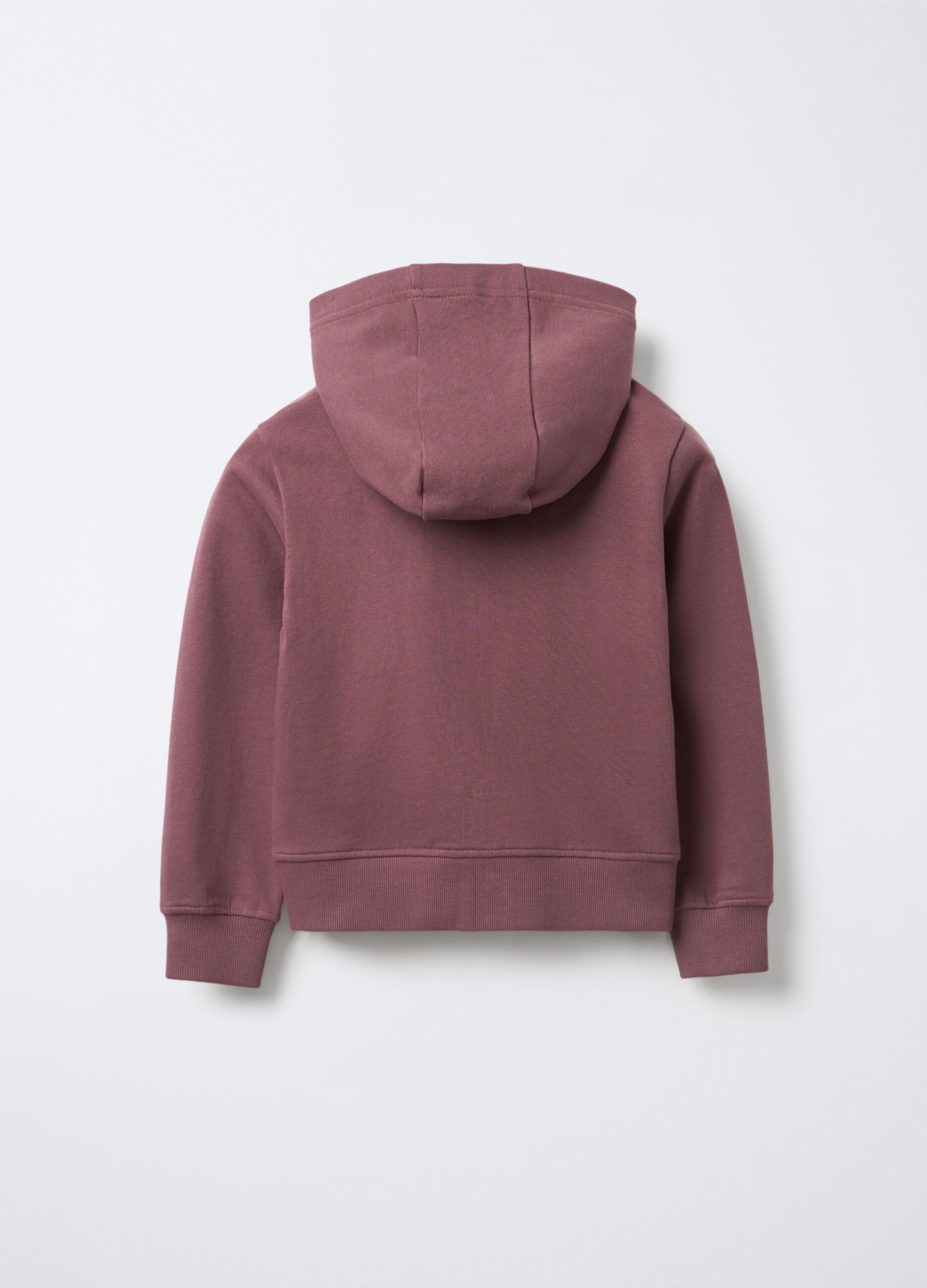 Felpa full zip con cappuccio bambina_1