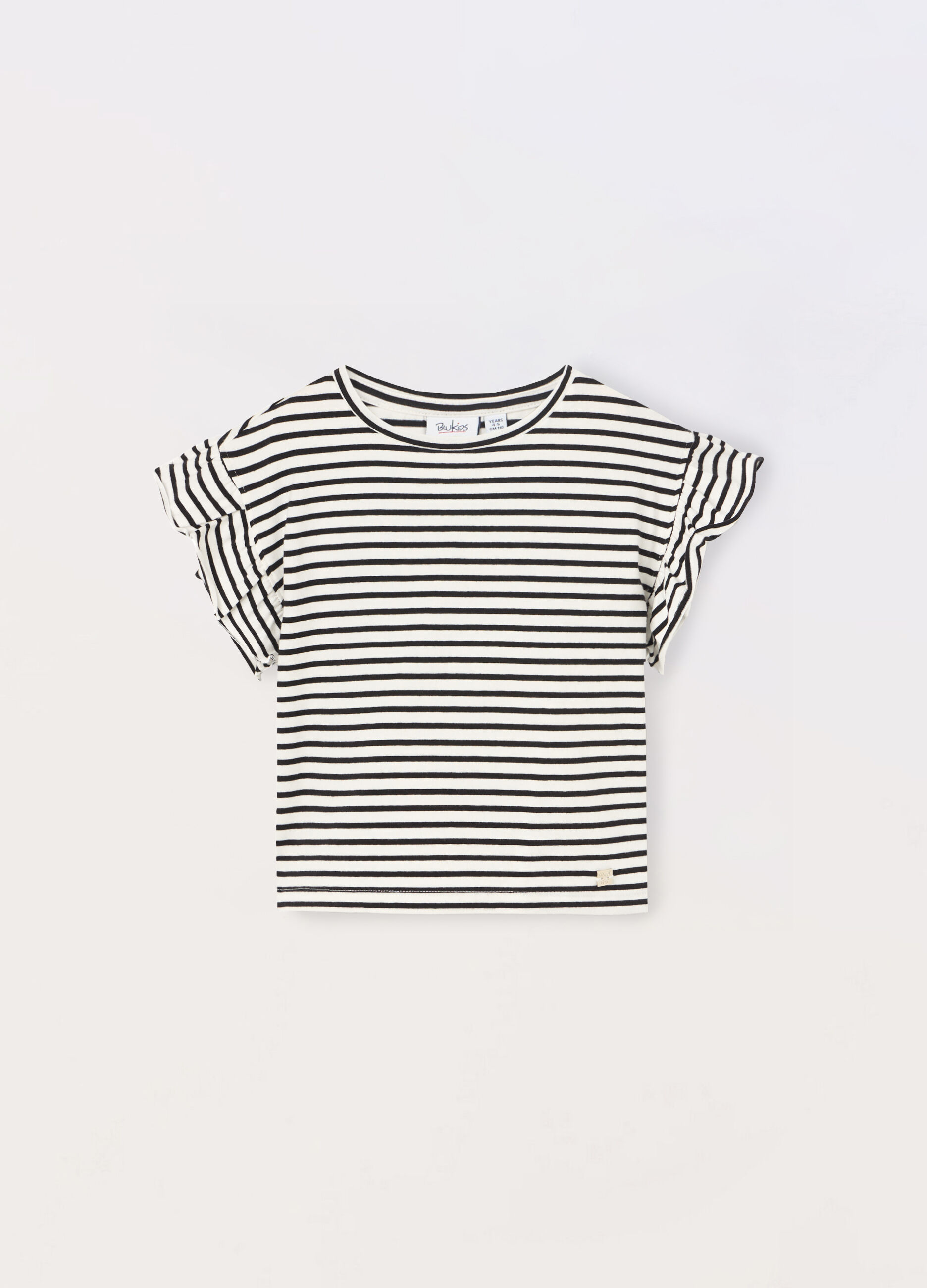 T-shirt in jersey di cotone stretch bambina_0