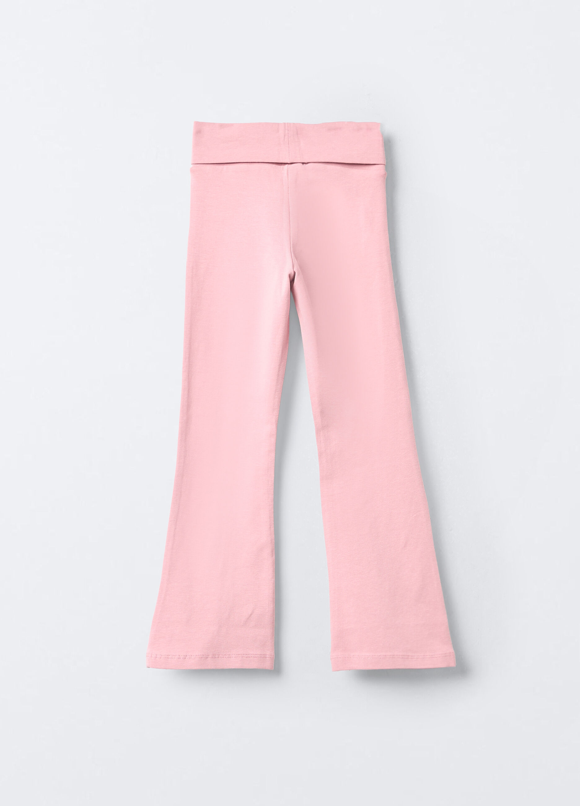 Leggings in jersey di cotone stretch Fit Regular bambina_1