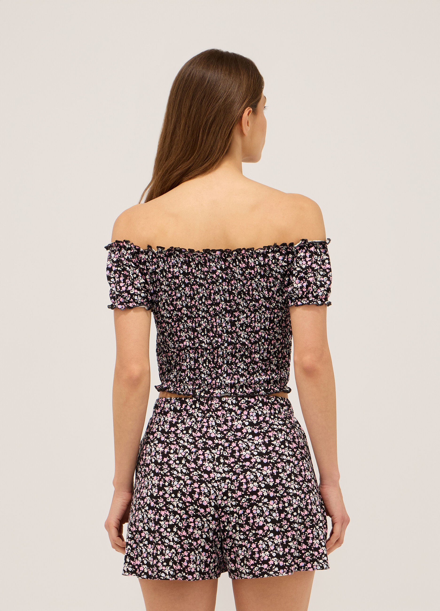 T-shirt in jersey di viscosa stretch donna_1