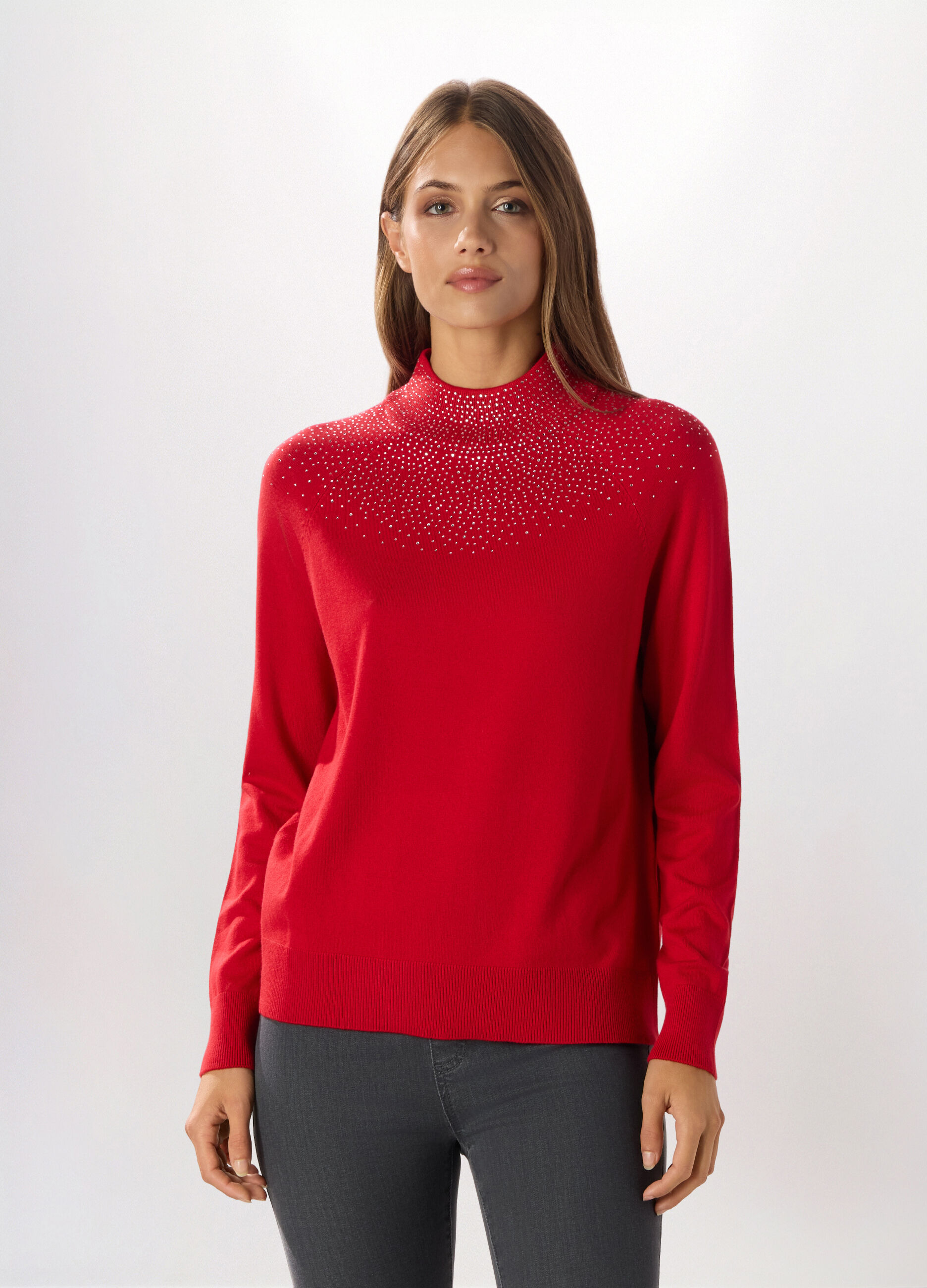 Pullover misto viscosa donna_0