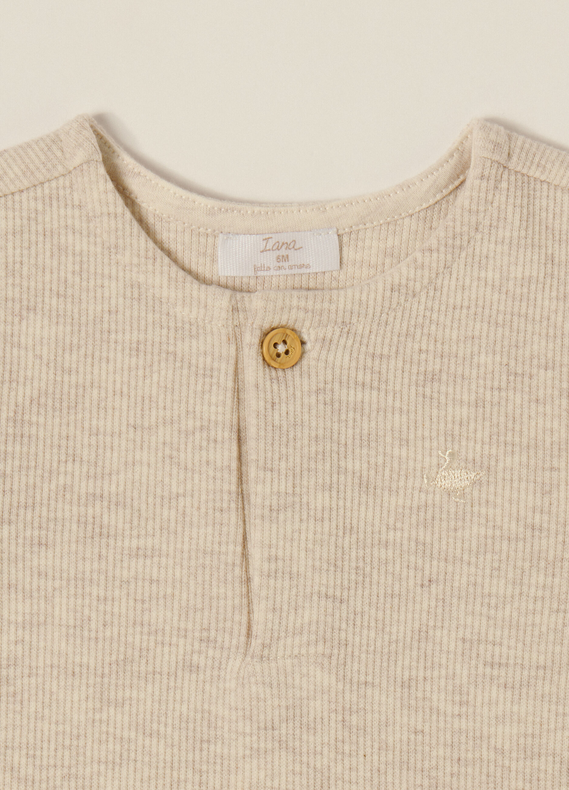 Body beige in misto cotone elasticizzato_3