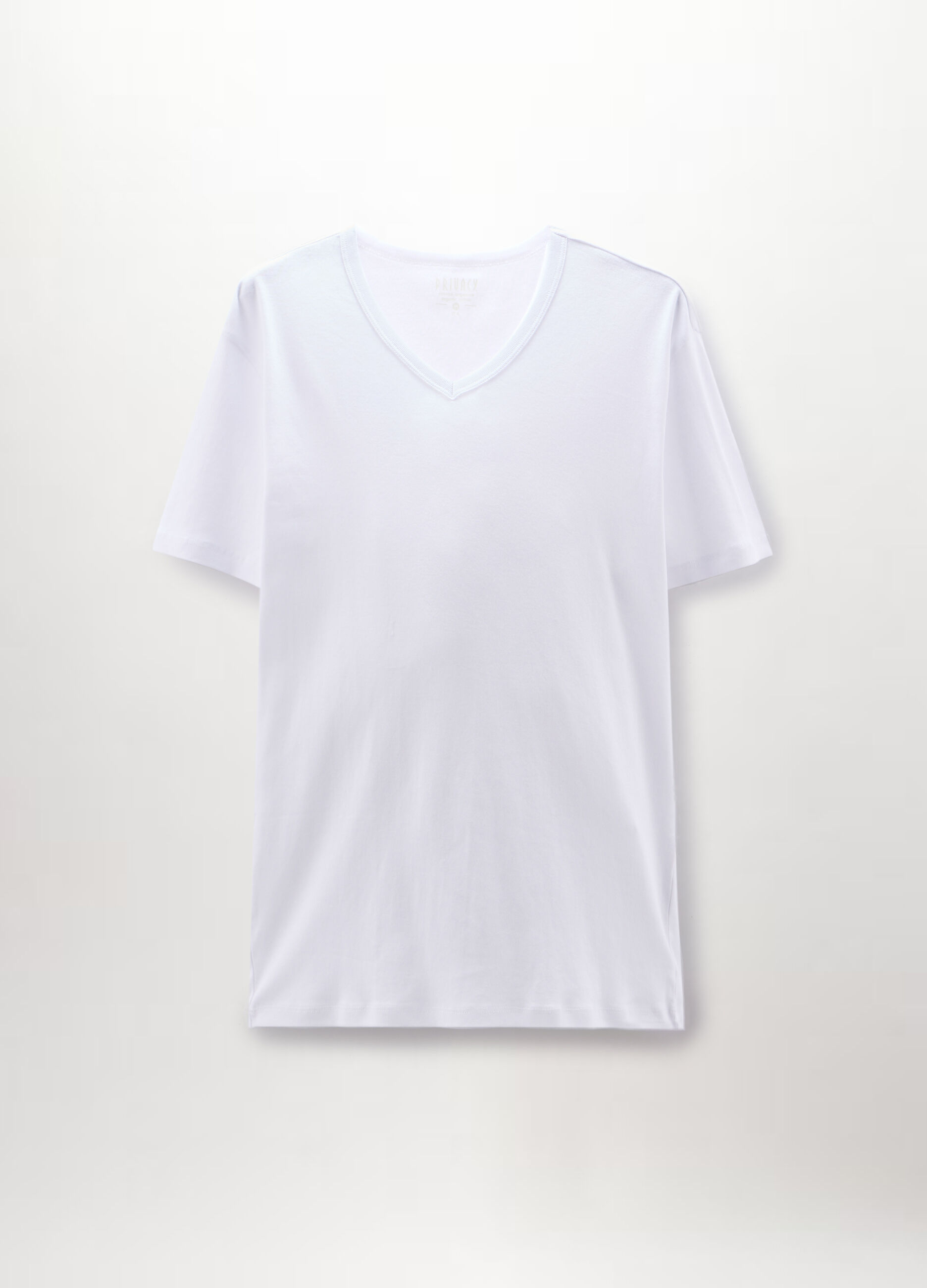 2 pack T-shirt collo a V in puro cotone uomo_1
