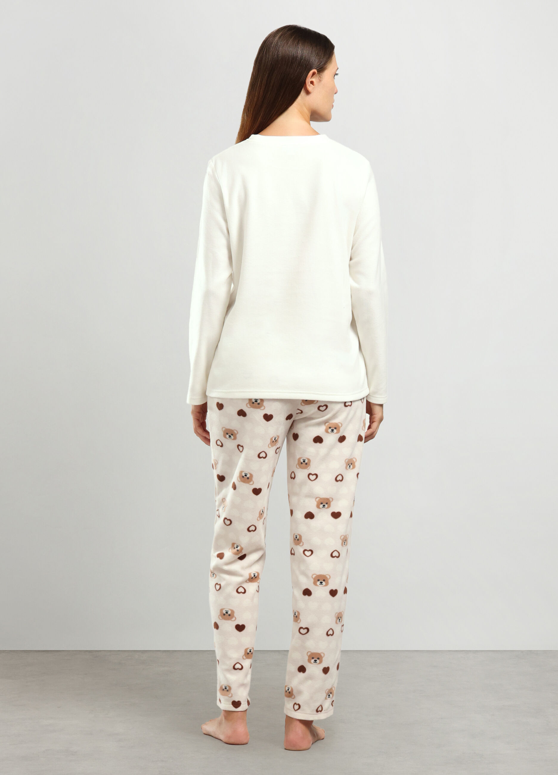 Set pigiama in pile donna_1