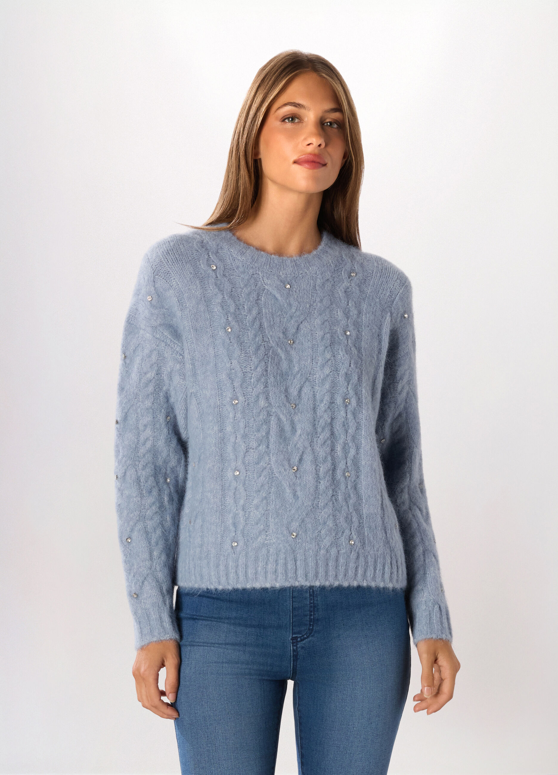 Pullover tricot misto lana donna_0