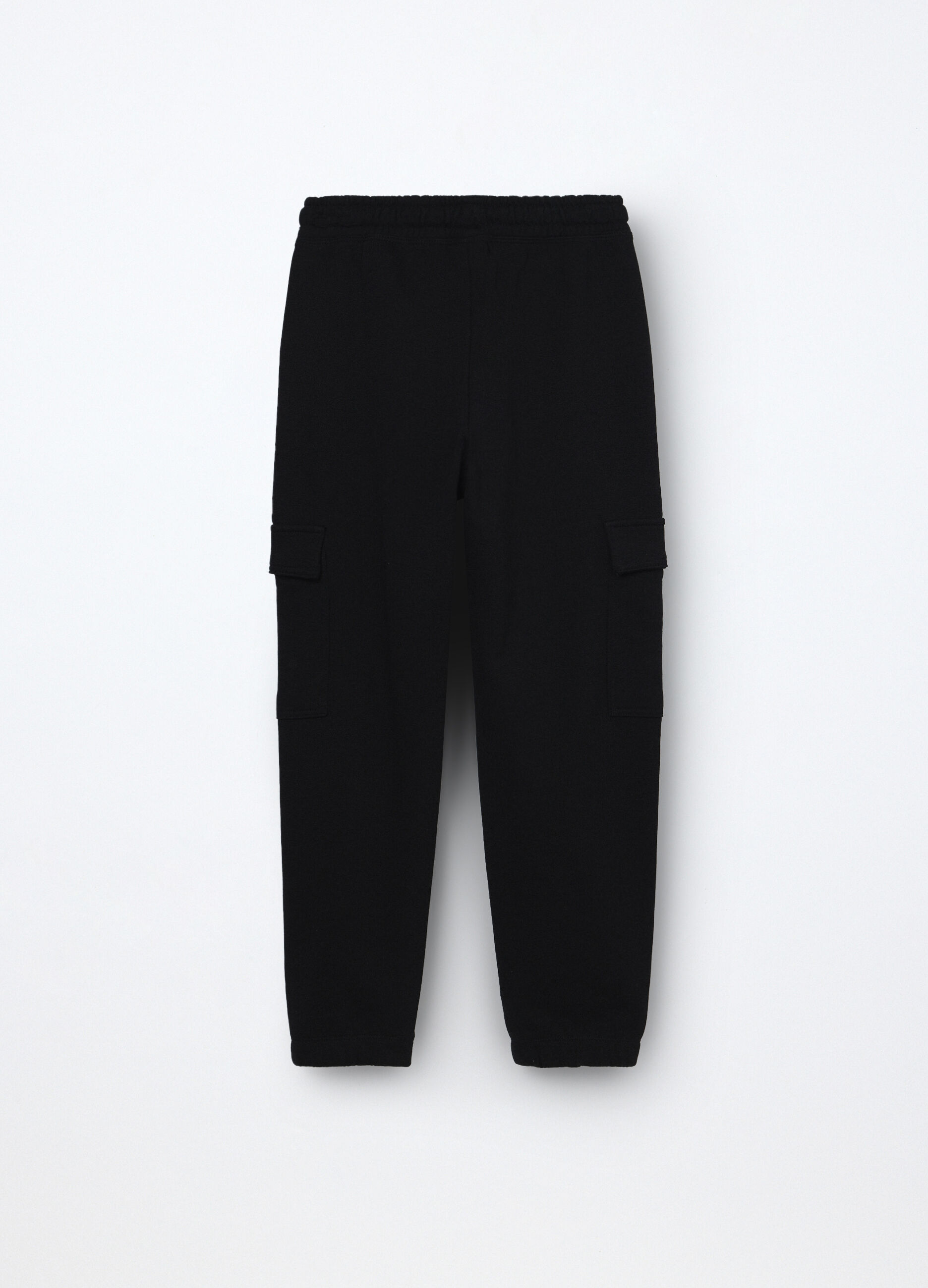 Jogger cargo in french terry di puro cotone ragazzo_1