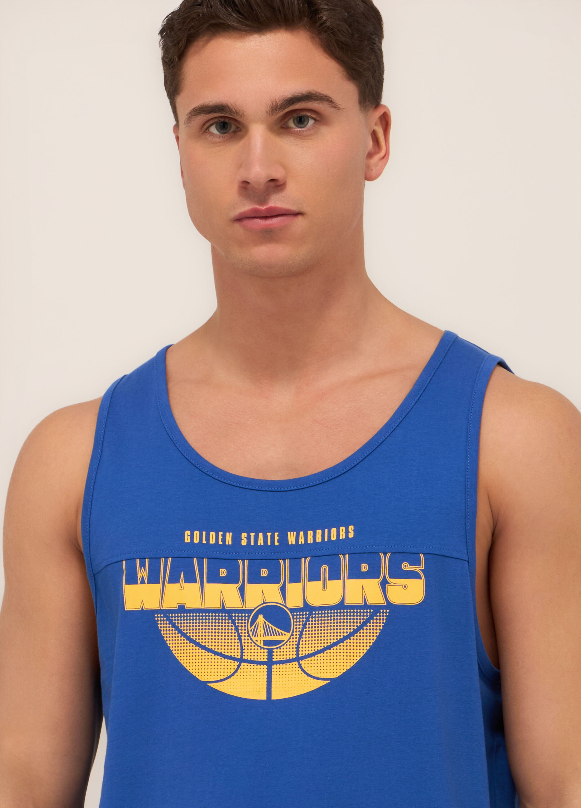 Canotta basketball in jersey uomo