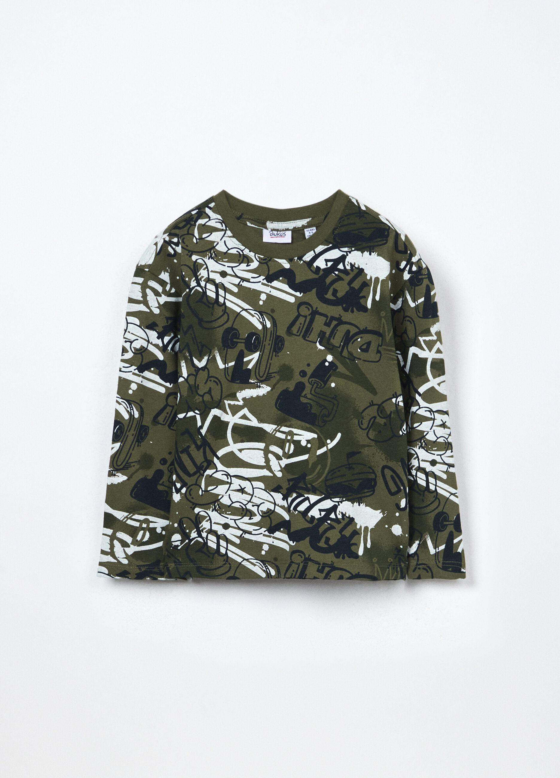 T-shirt in jersey di puro cotone bambino_0