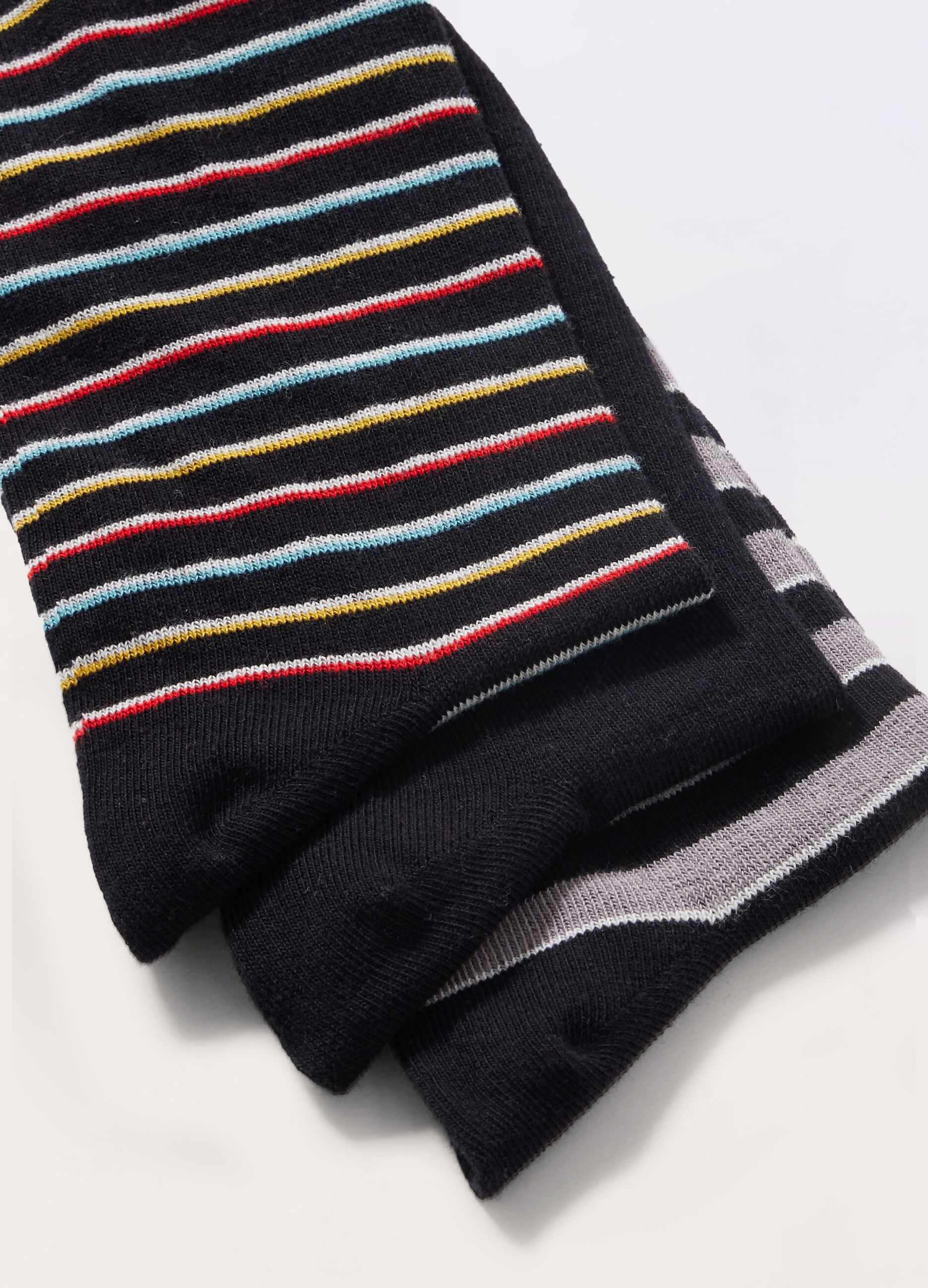 3 pack calze corte in cotone stretch a fantasia uomo