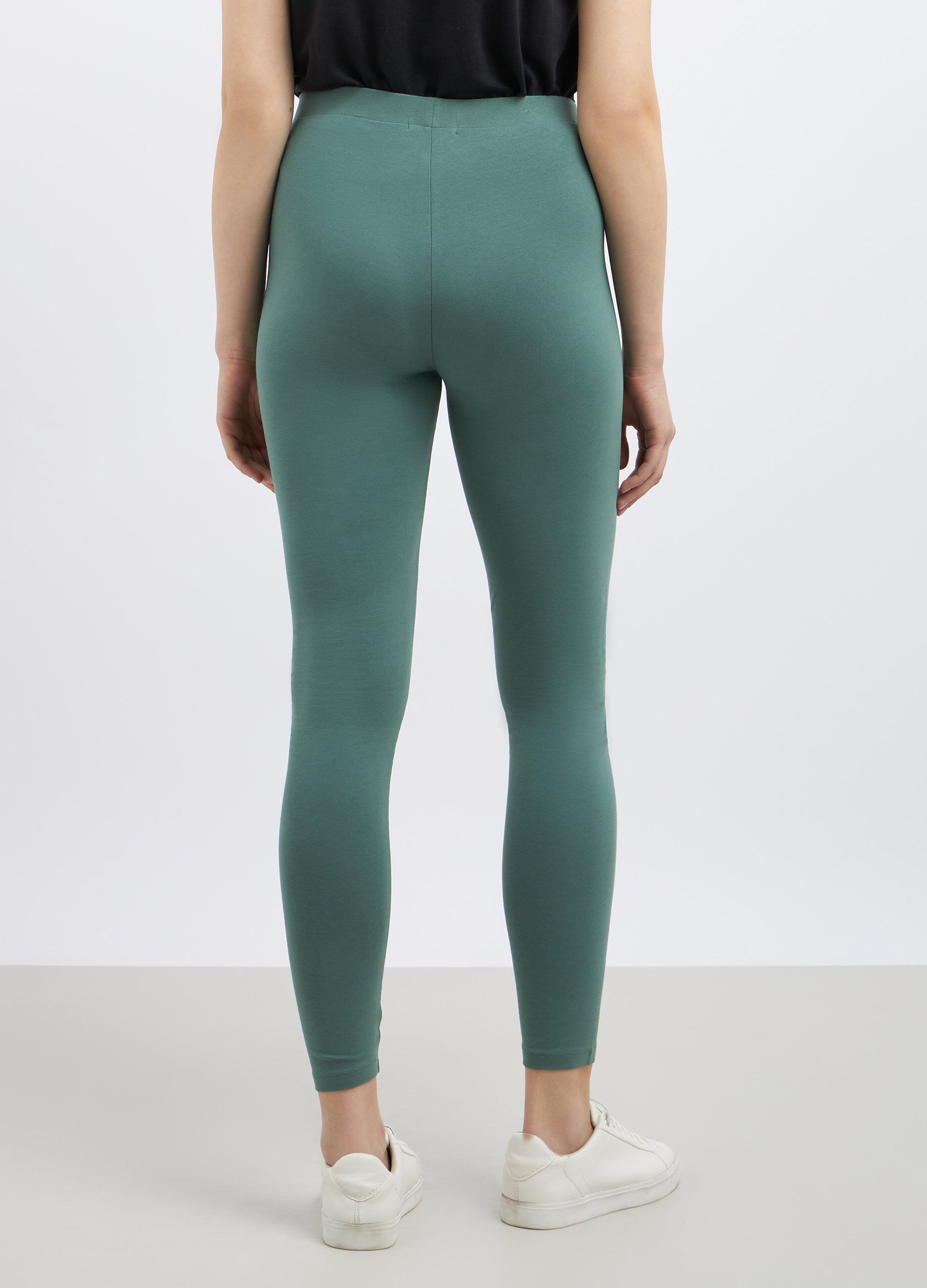 Leggings in cotone stretch donna_1