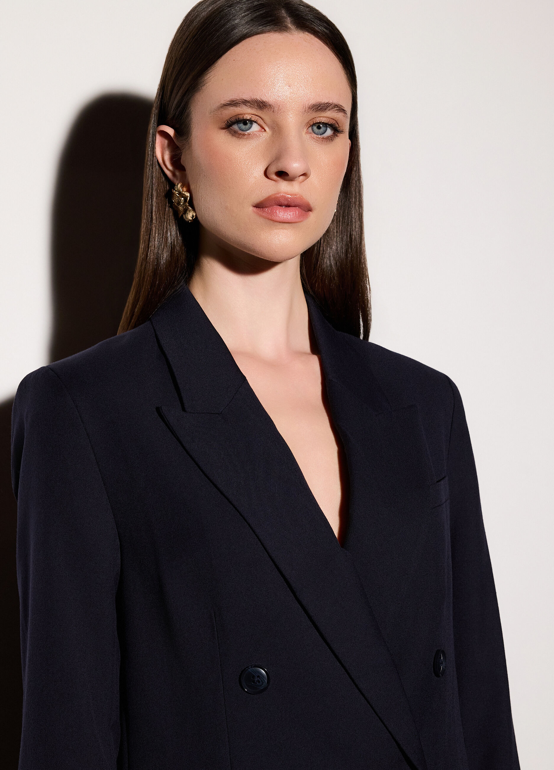 Blazer doppiopetto misto viscosa donna_3