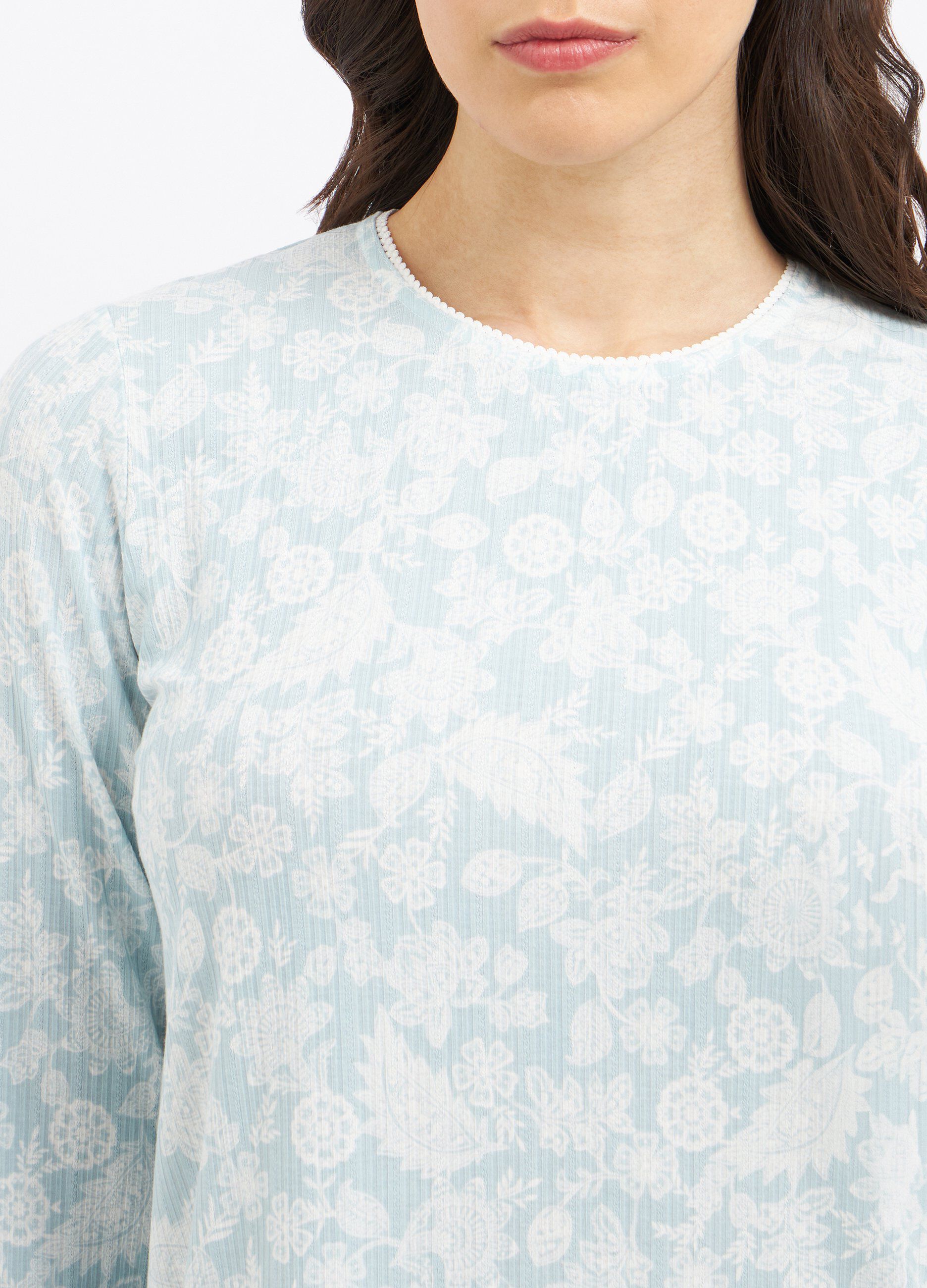 Camicia da notte a costine donna_2
