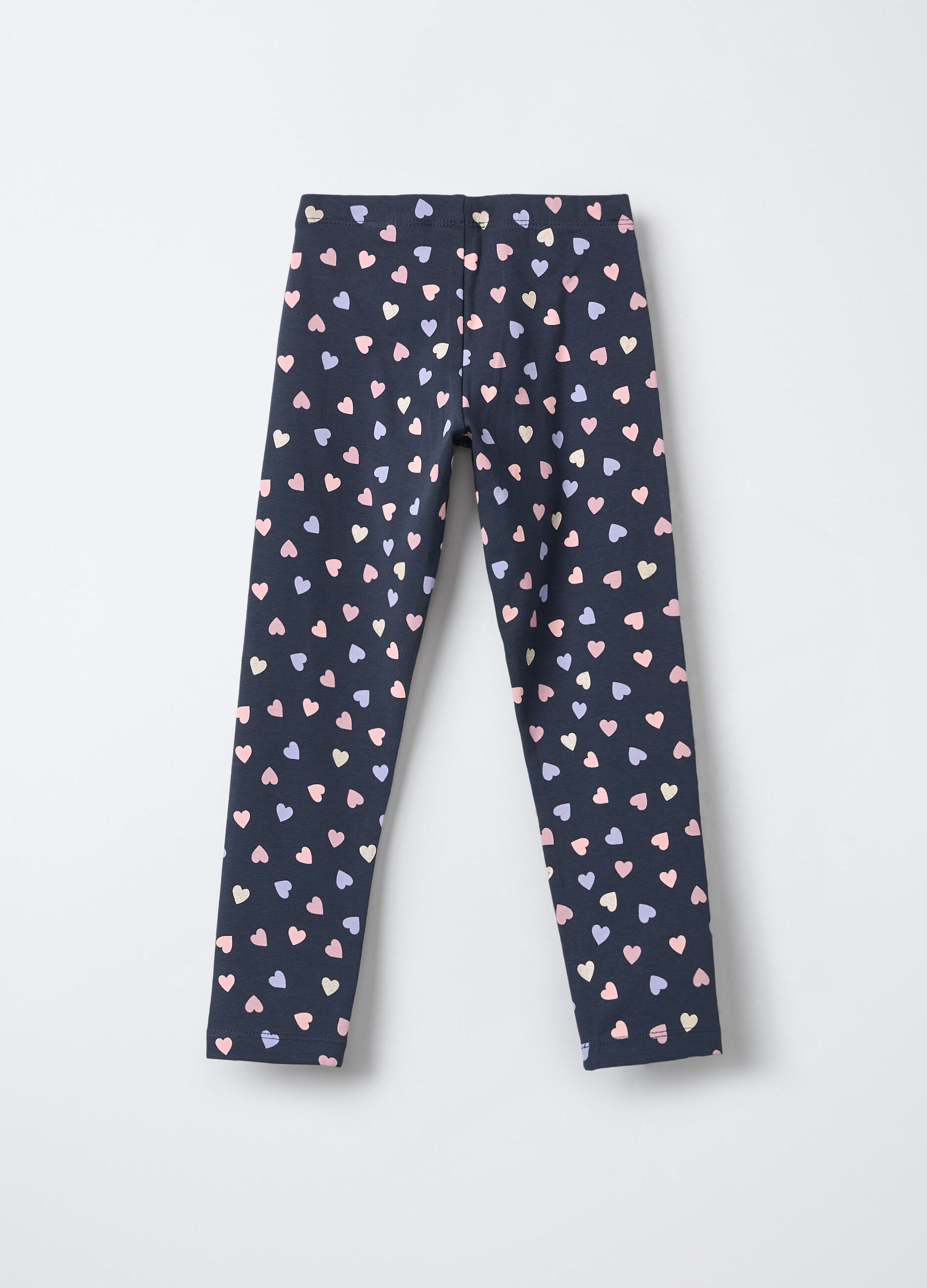 Leggings in jersey di cotone stretch Fit Slim bambina_1