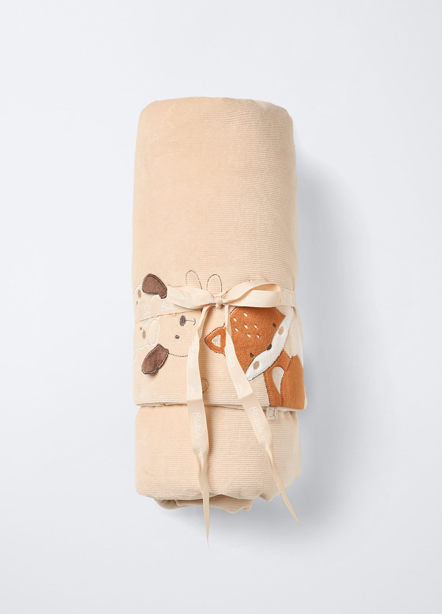 Coperta imbottita misto cotone velour_0
