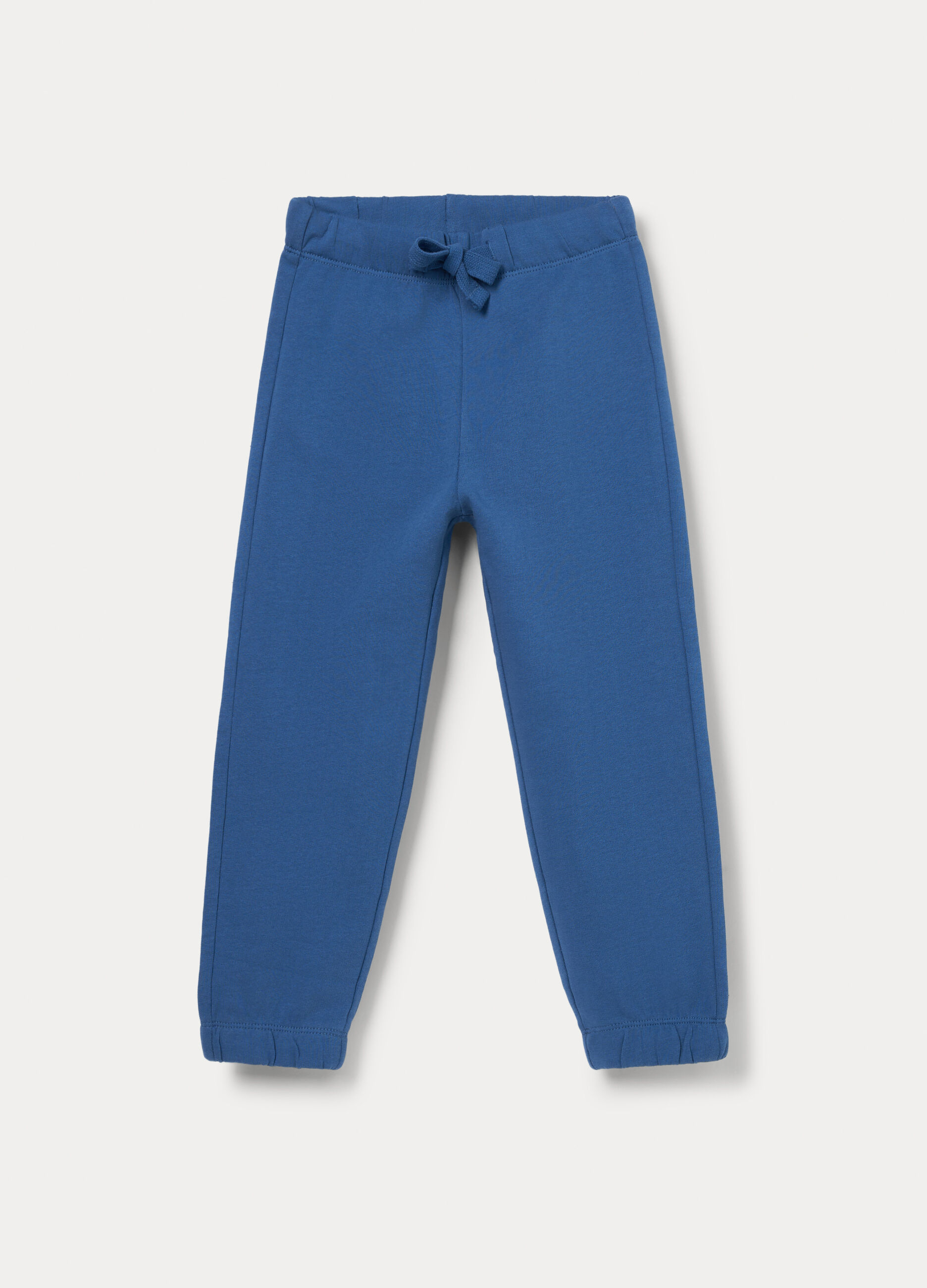 Jogger in french terry di puro cotone bambino_0