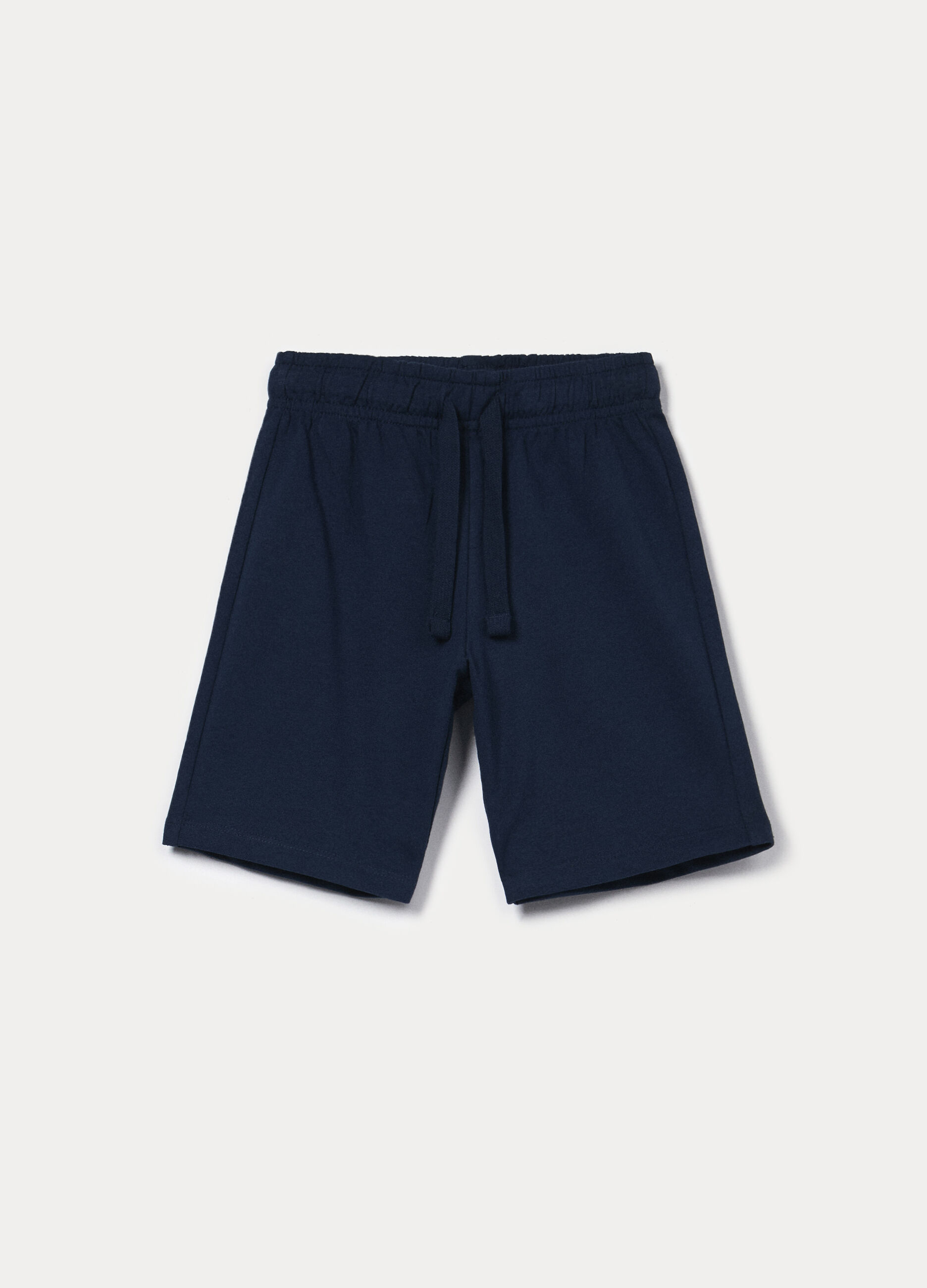 Shorts in french terry di puro cotone bambino_0