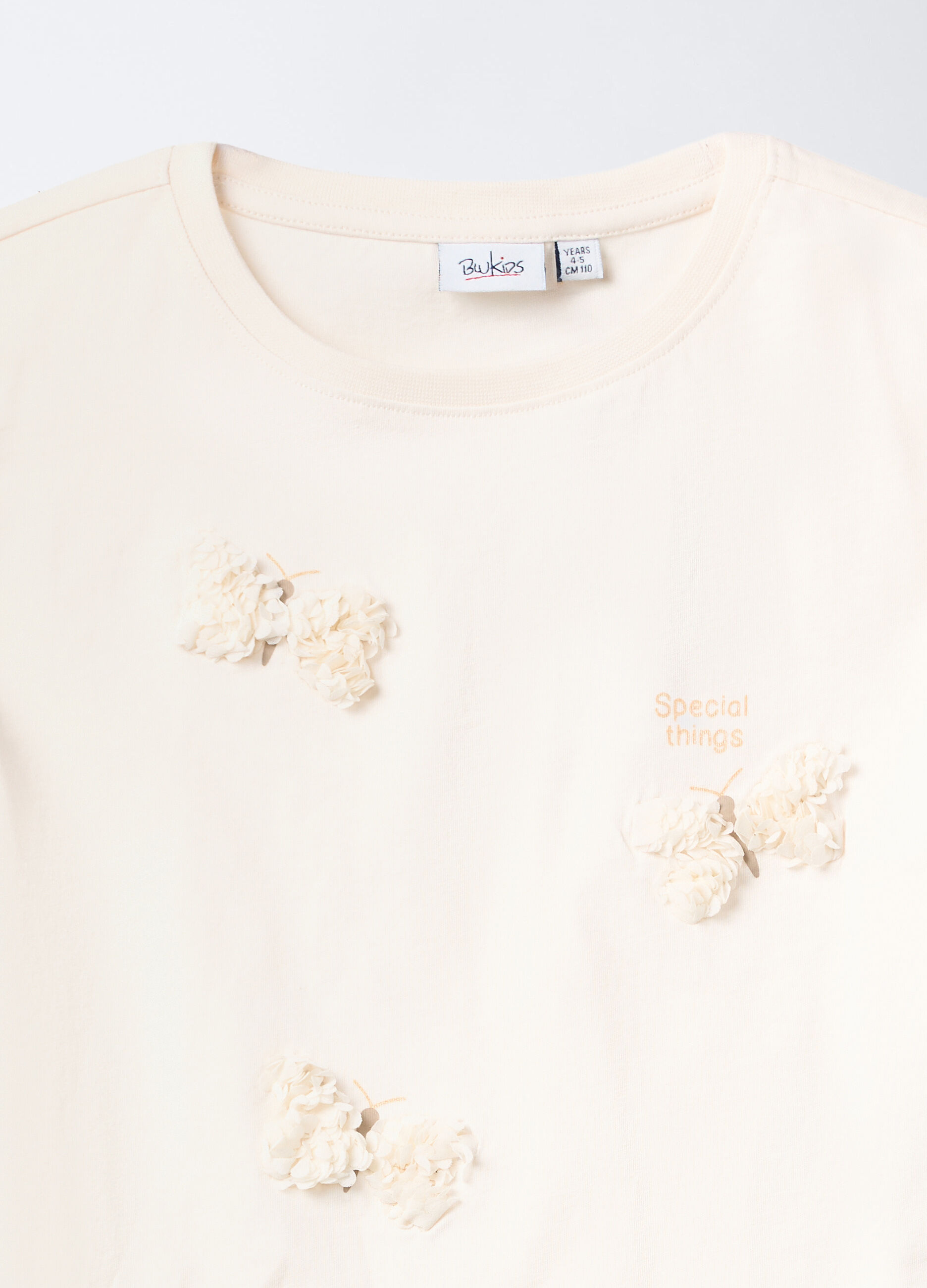 T-shirt in jersey di cotone stretch Box Fit bambina_2