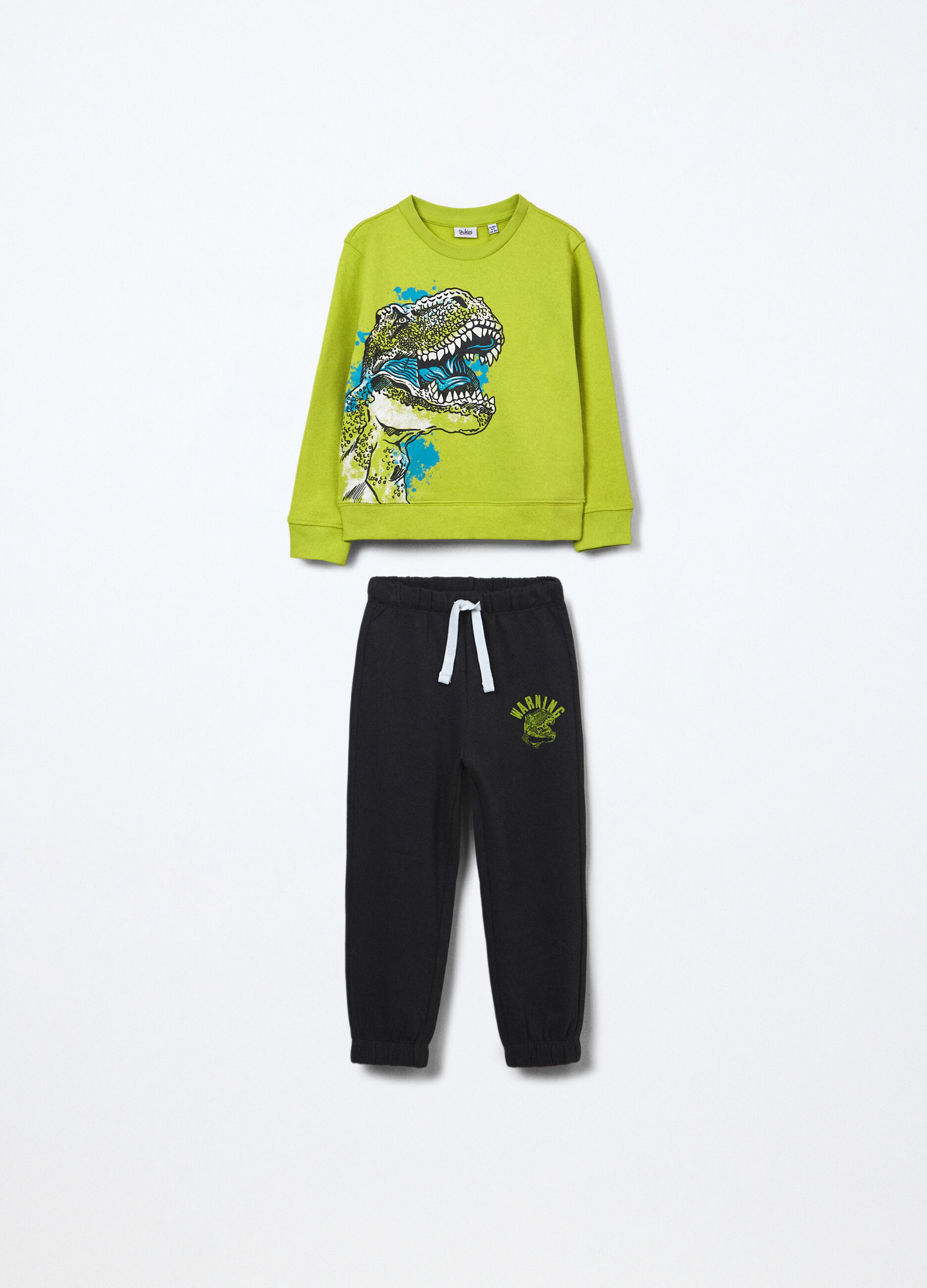 Jogging set in puro cotone fleece bambino_0